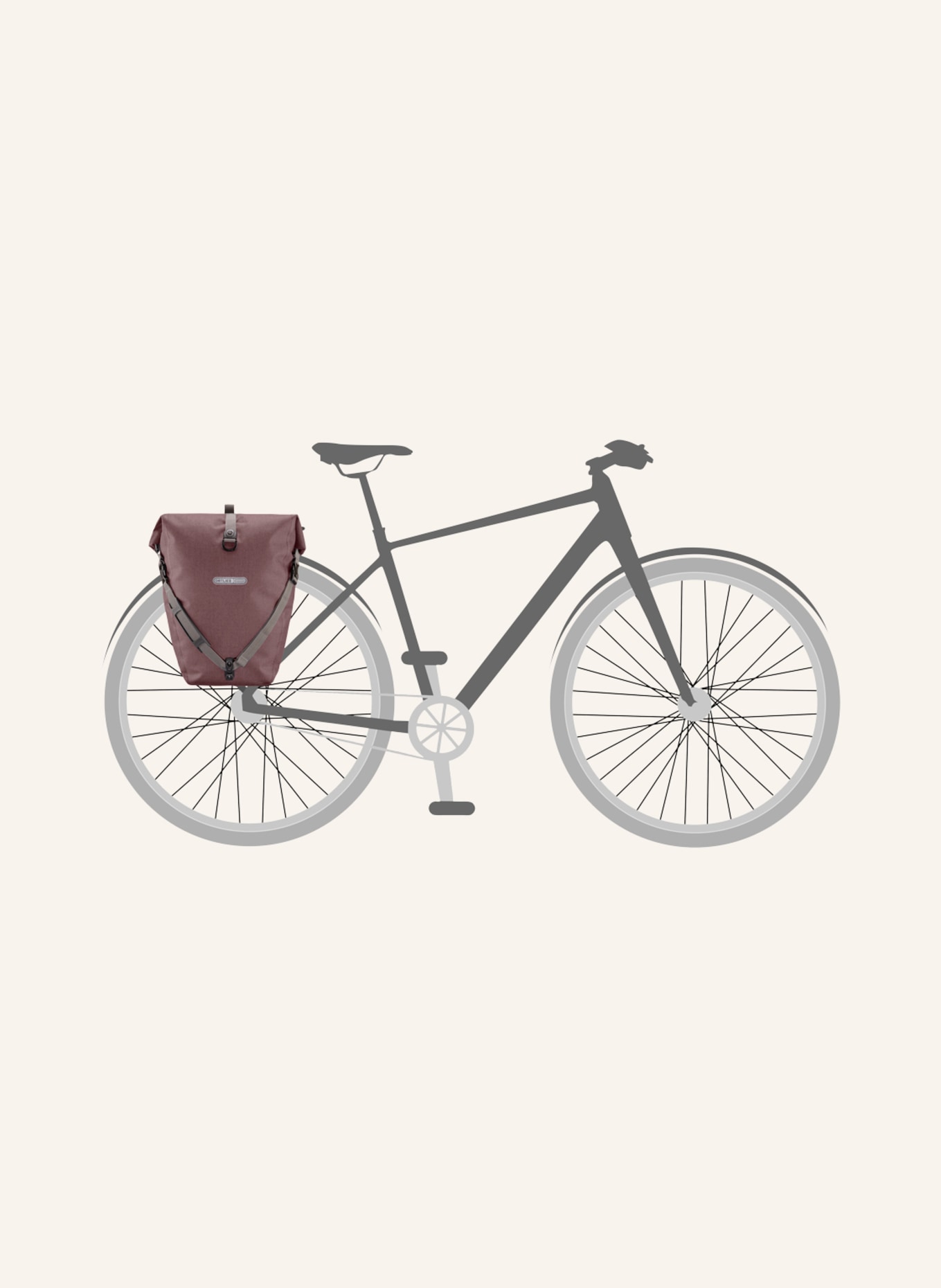 ORTLIEB Fahrradtasche BACK ROLLER URBAN 20 l, Farbe: ROSÉ (Bild 4)