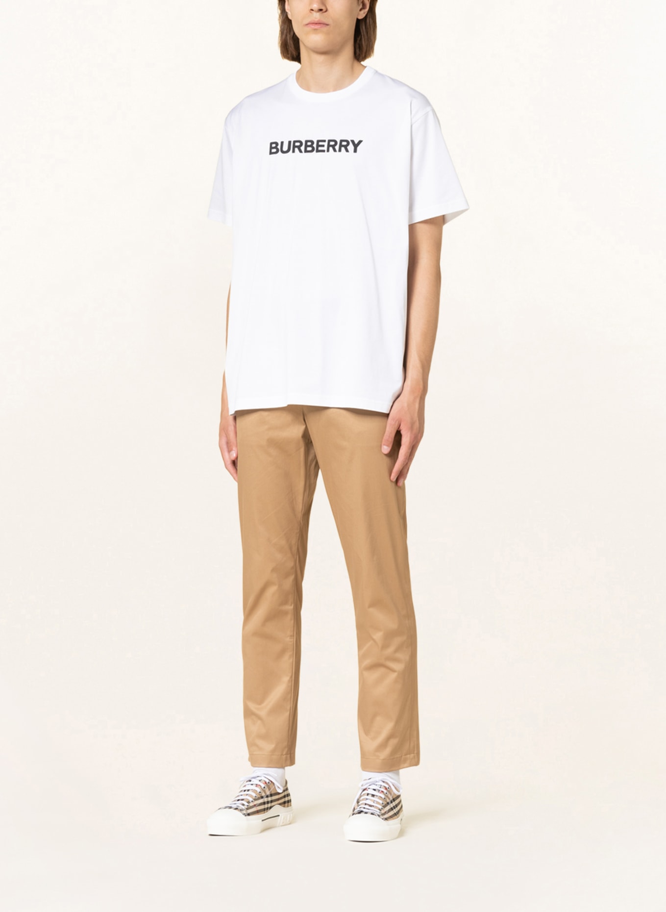 BURBERRY T-shirt HARRISTON, Kolor: BIAŁY (Obrazek 2)