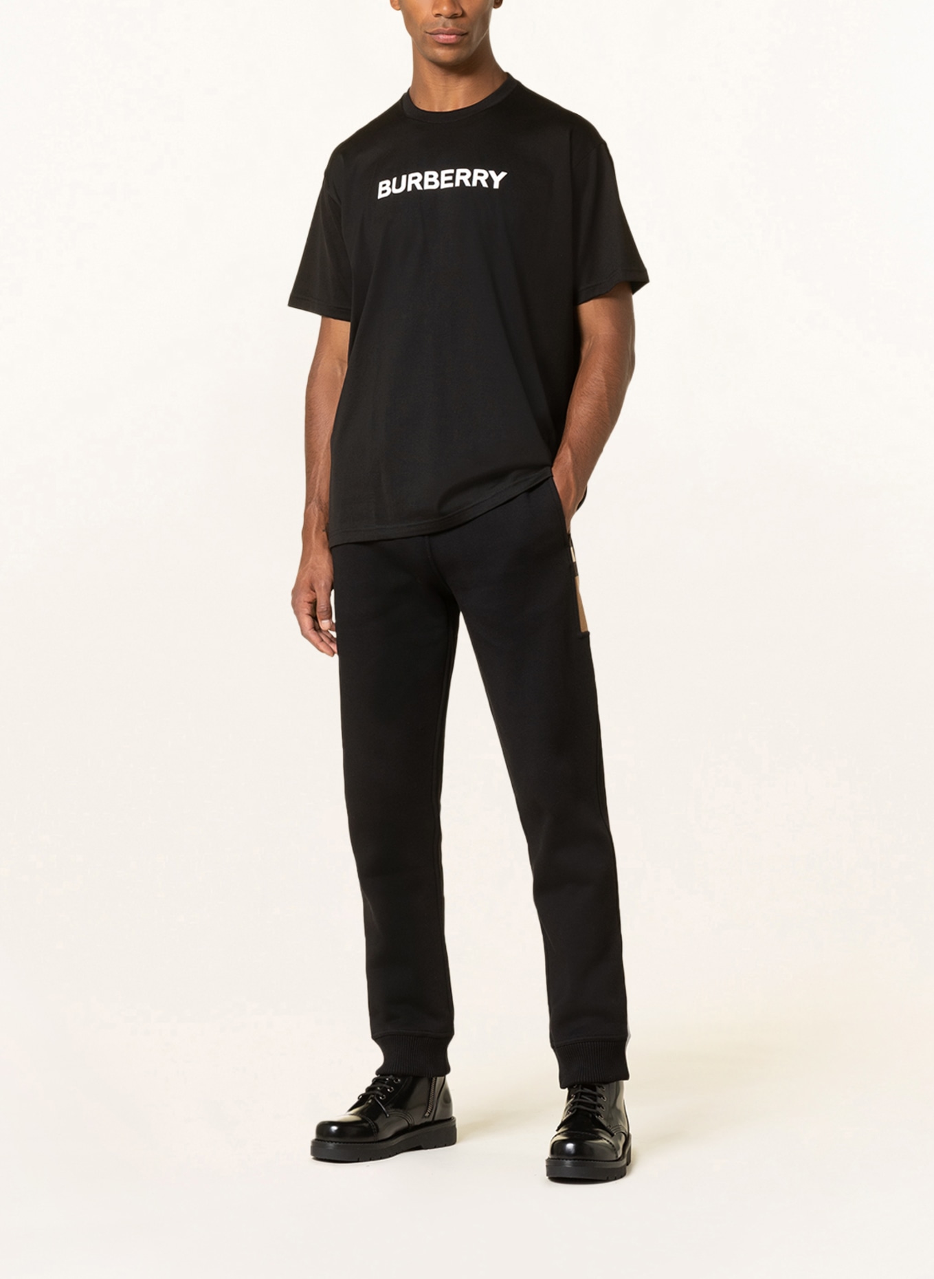 BURBERRY T-shirt HARRISTON, Color: BLACK (Image 2)