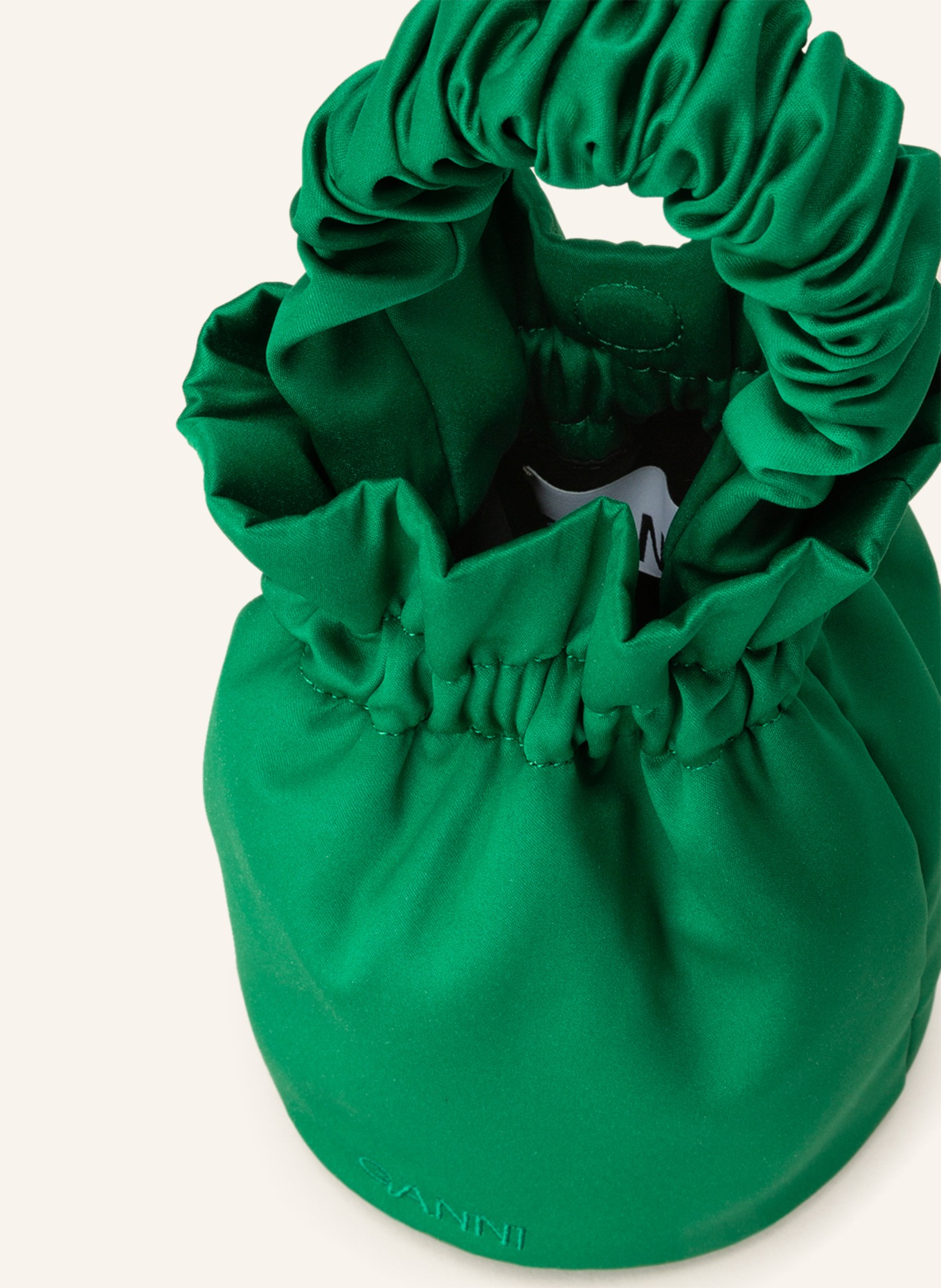GANNI Pouch bag , Color: GREEN (Image 3)
