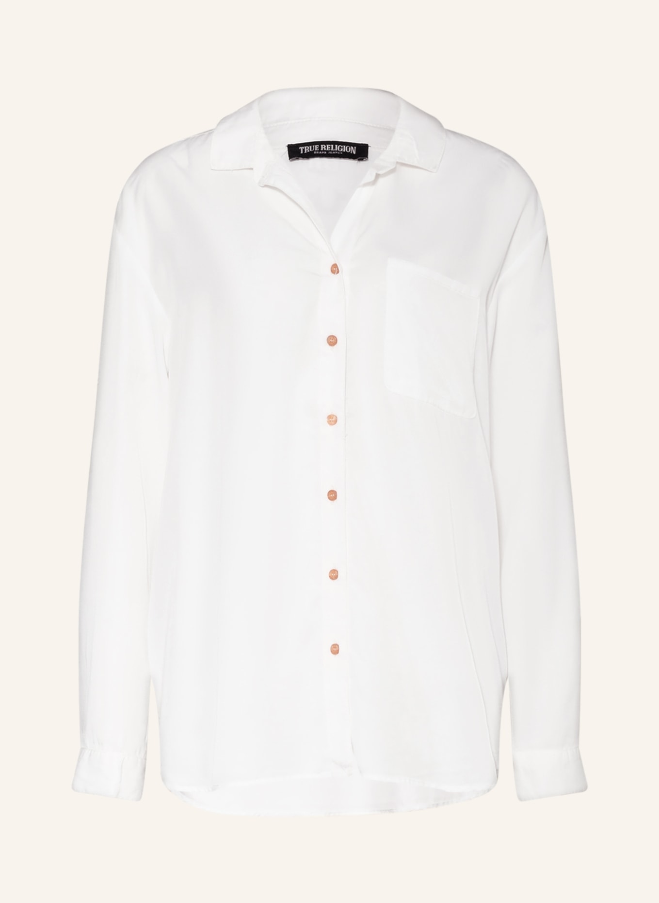 TRUE RELIGION Oversized shirt blouse , Color: WHITE (Image 1)