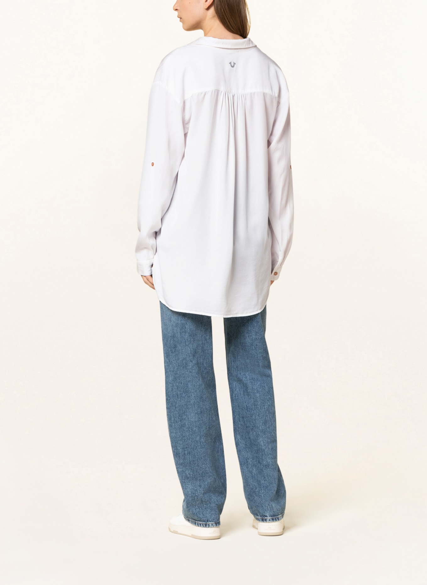 TRUE RELIGION Oversized shirt blouse , Color: WHITE (Image 3)