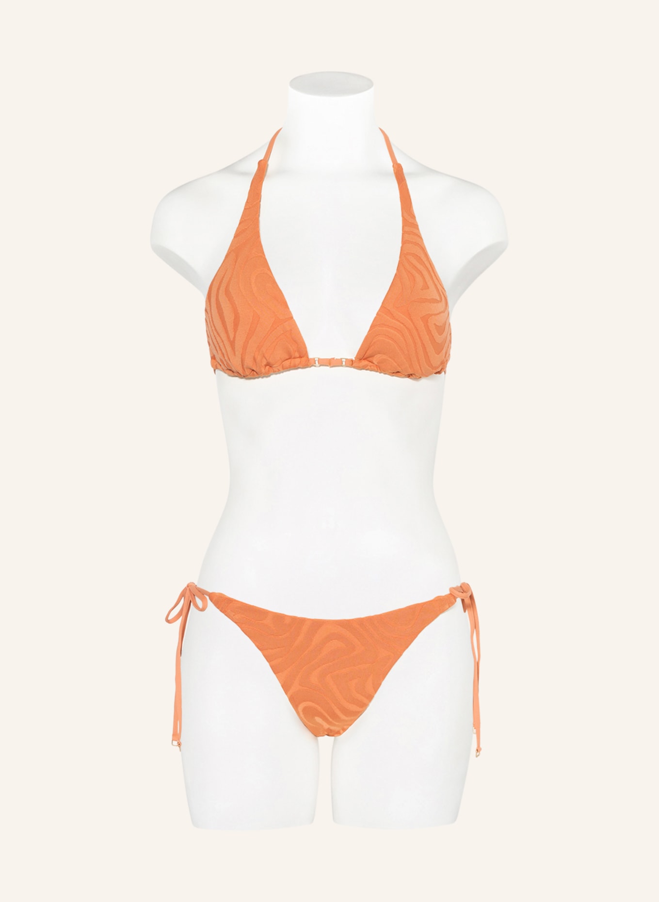 SEAFOLLY Triangle bikini top SECOND WAVE , Color: DARK ORANGE (Image 2)