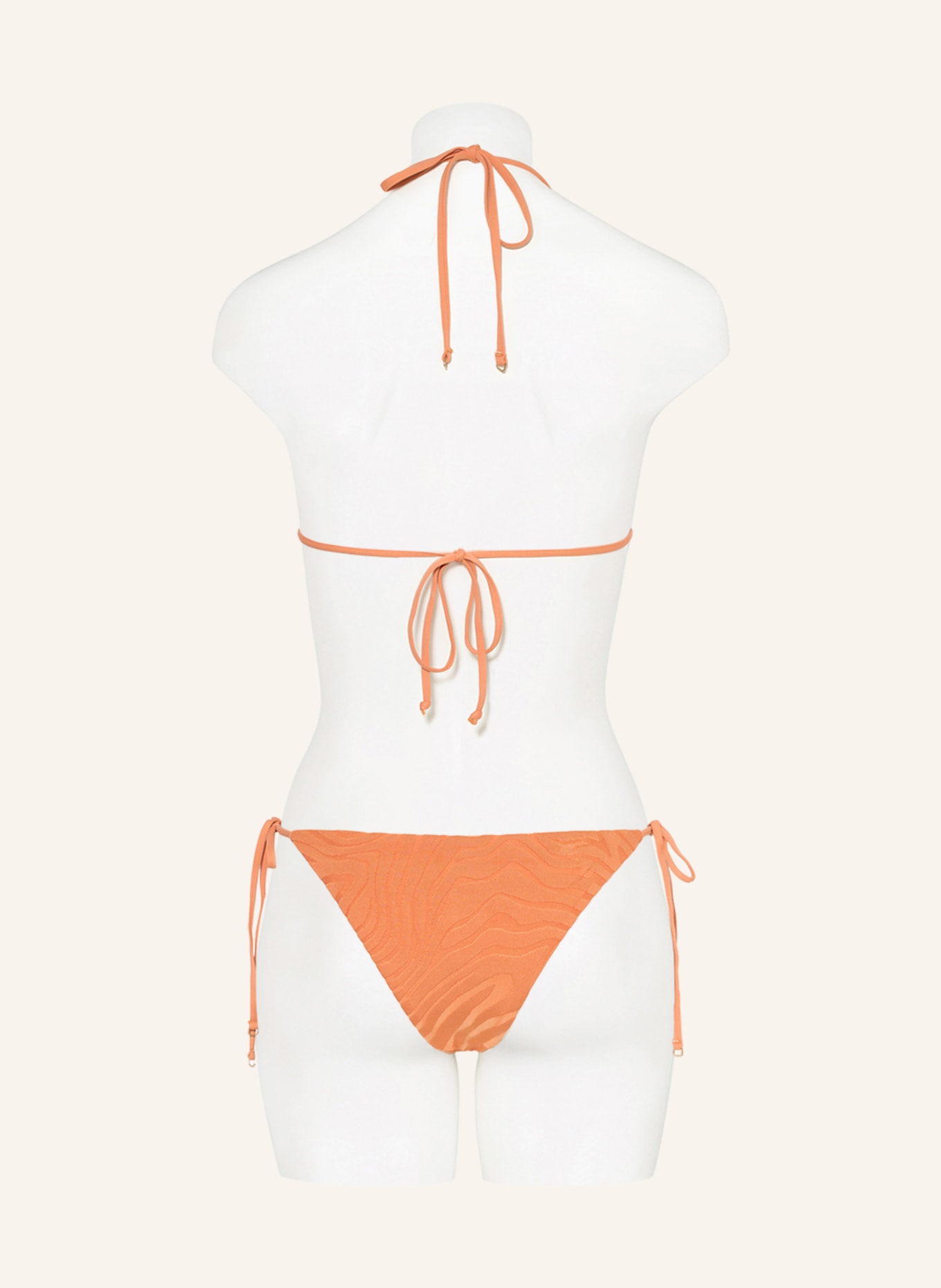 SEAFOLLY Triangle bikini top SECOND WAVE , Color: DARK ORANGE (Image 3)
