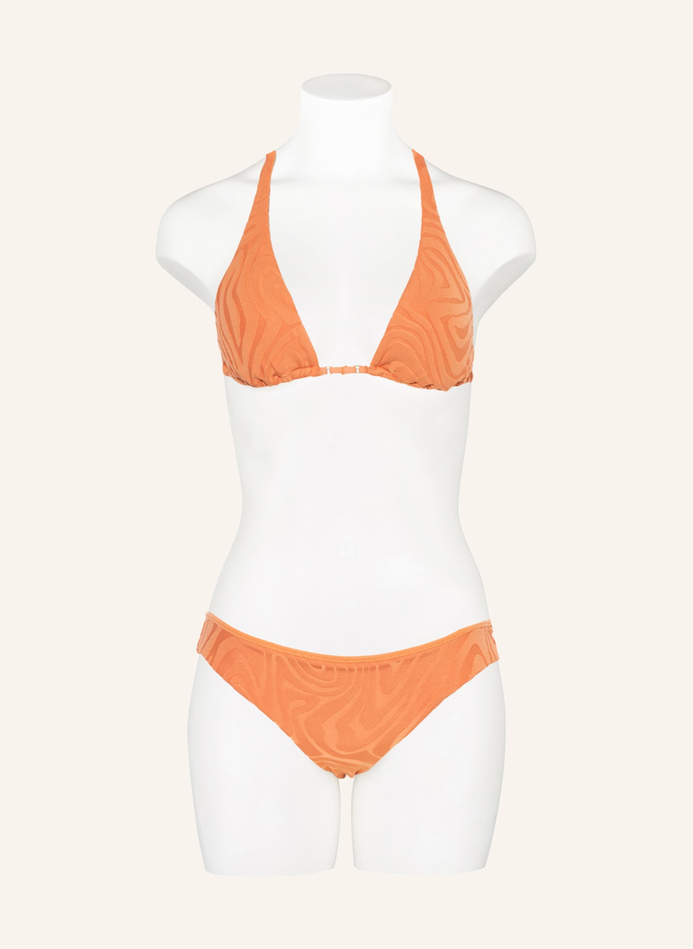 SEAFOLLY Basic bikini bottoms SECOND WAVE, Color: DARK ORANGE (Image 2)