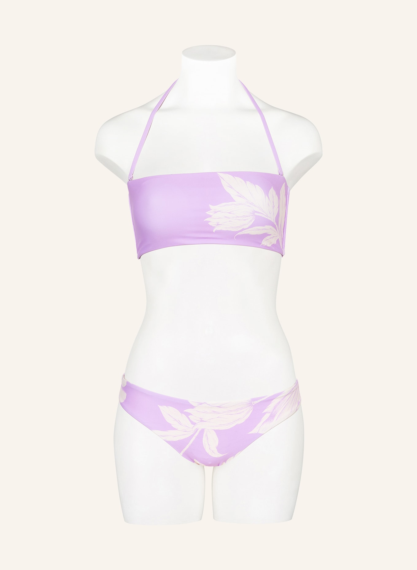 SEAFOLLY Basic-Bikini-Hose FLEUR DE BLOOM, Farbe: HELLLILA/ ECRU (Bild 2)
