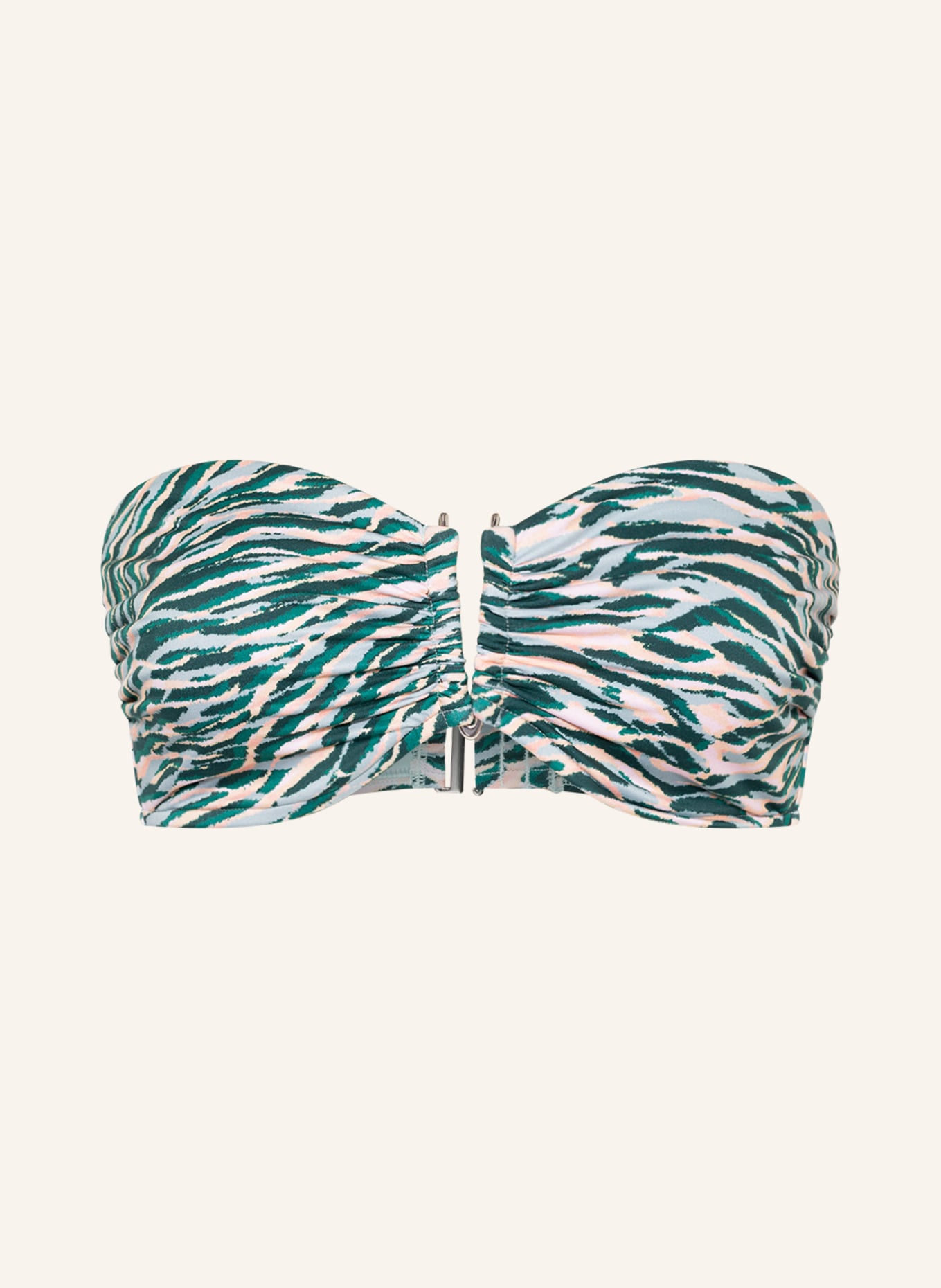SEAFOLLY Bandeau-Bikini-Top WILD AT HEART , Farbe: GRÜN/ MINT/ NUDE (Bild 1)