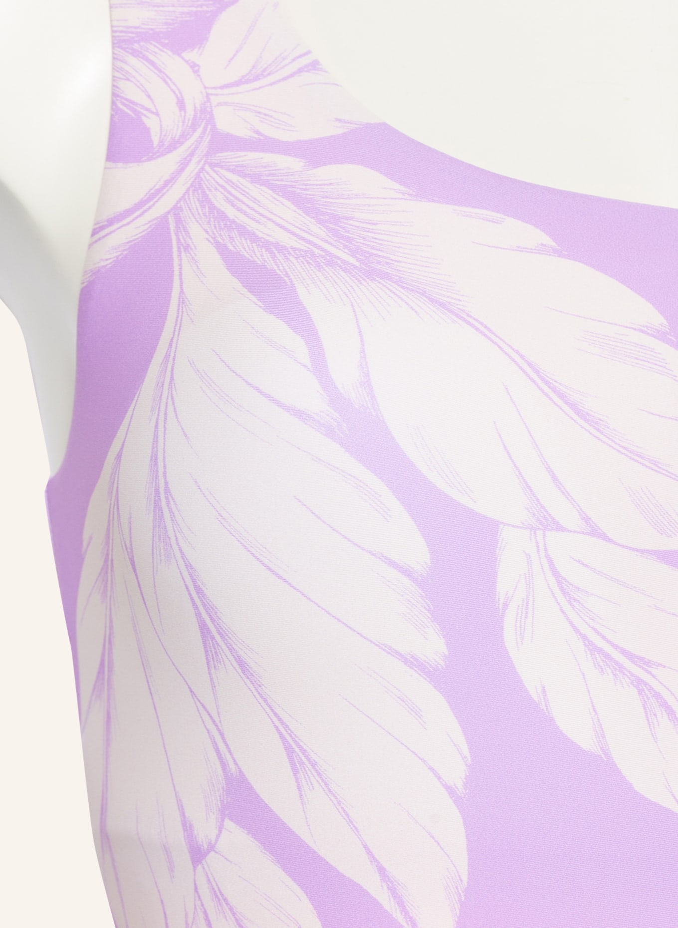 SEAFOLLY One-Shoulder-Badeanzug FLEUR DE BLOOM , Farbe: HELLLILA/ ECRU (Bild 4)