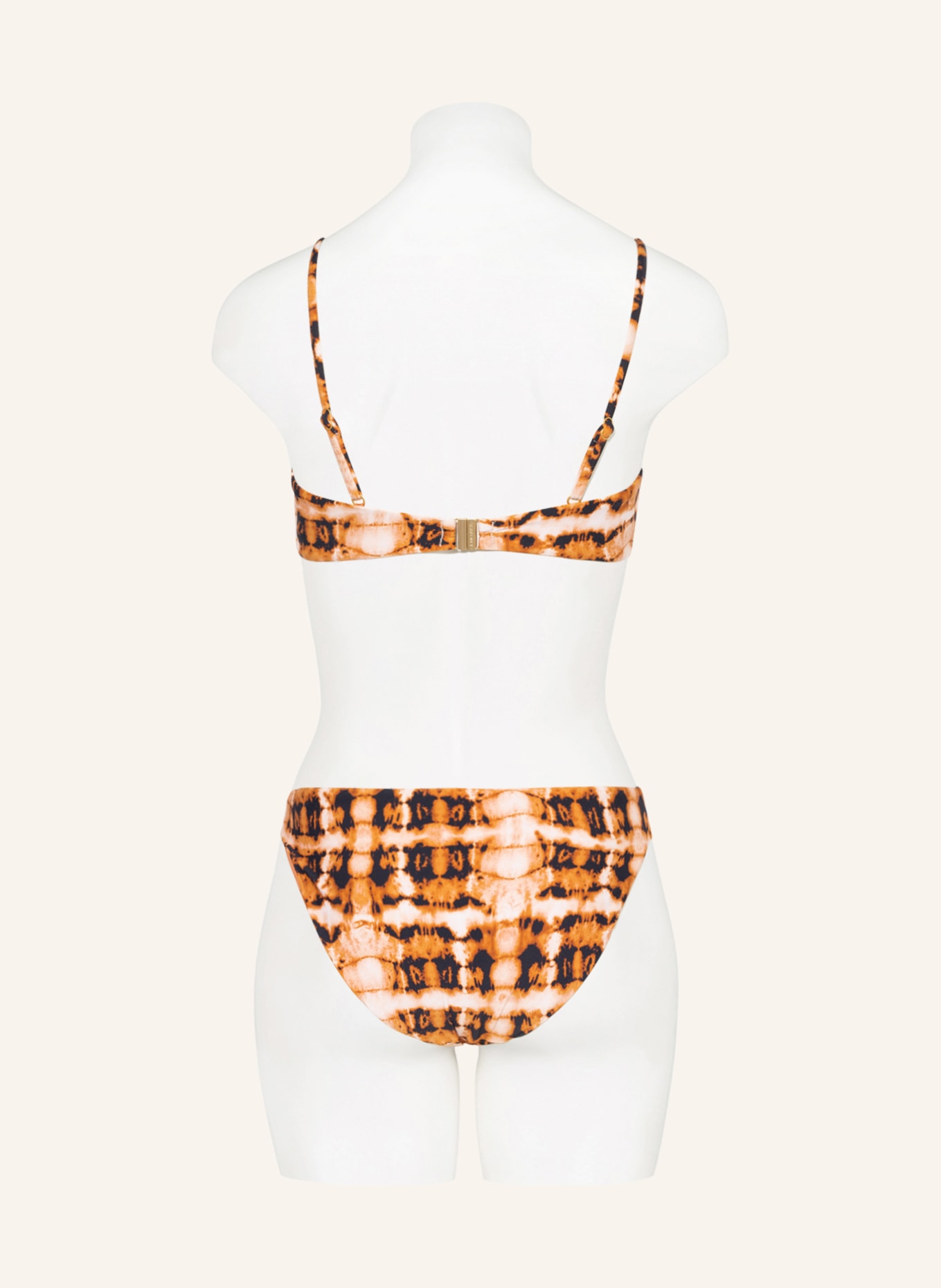 SEAFOLLY Bralette bikini top HIGH TIDE , Color: BLACK/ NUDE/ LIGHT BROWN (Image 3)