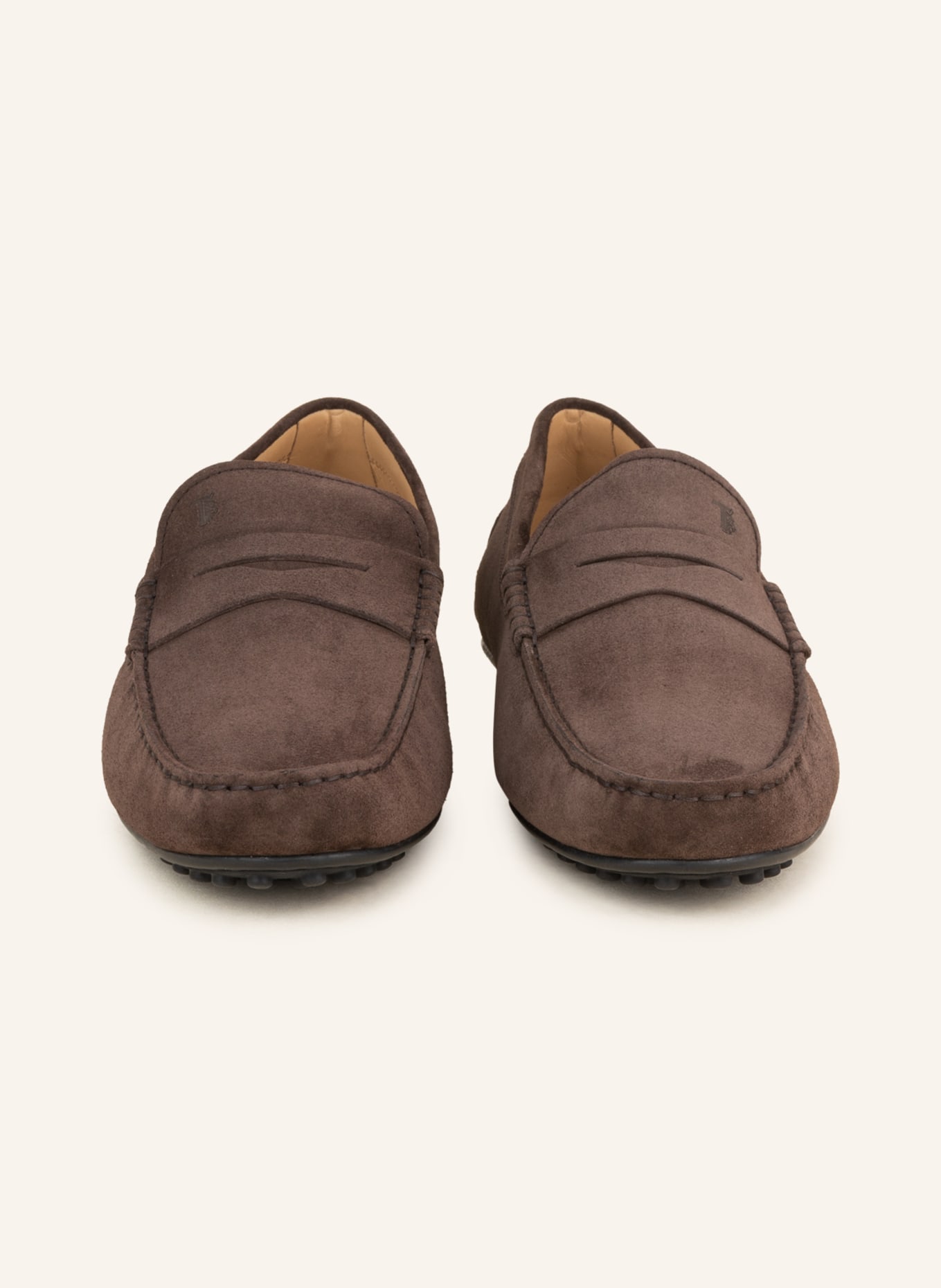 TOD'S Moccasins CITY GOMMINO, Color: DARK BROWN (Image 3)