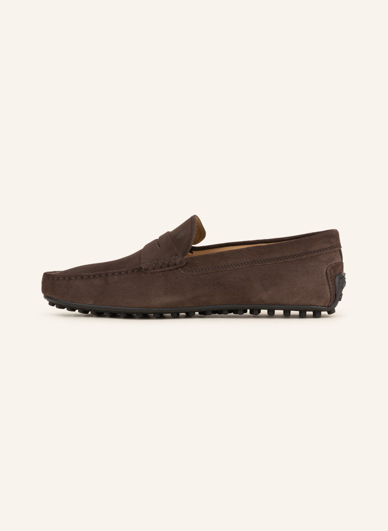 TOD'S Moccasins CITY GOMMINO, Color: DARK BROWN (Image 4)