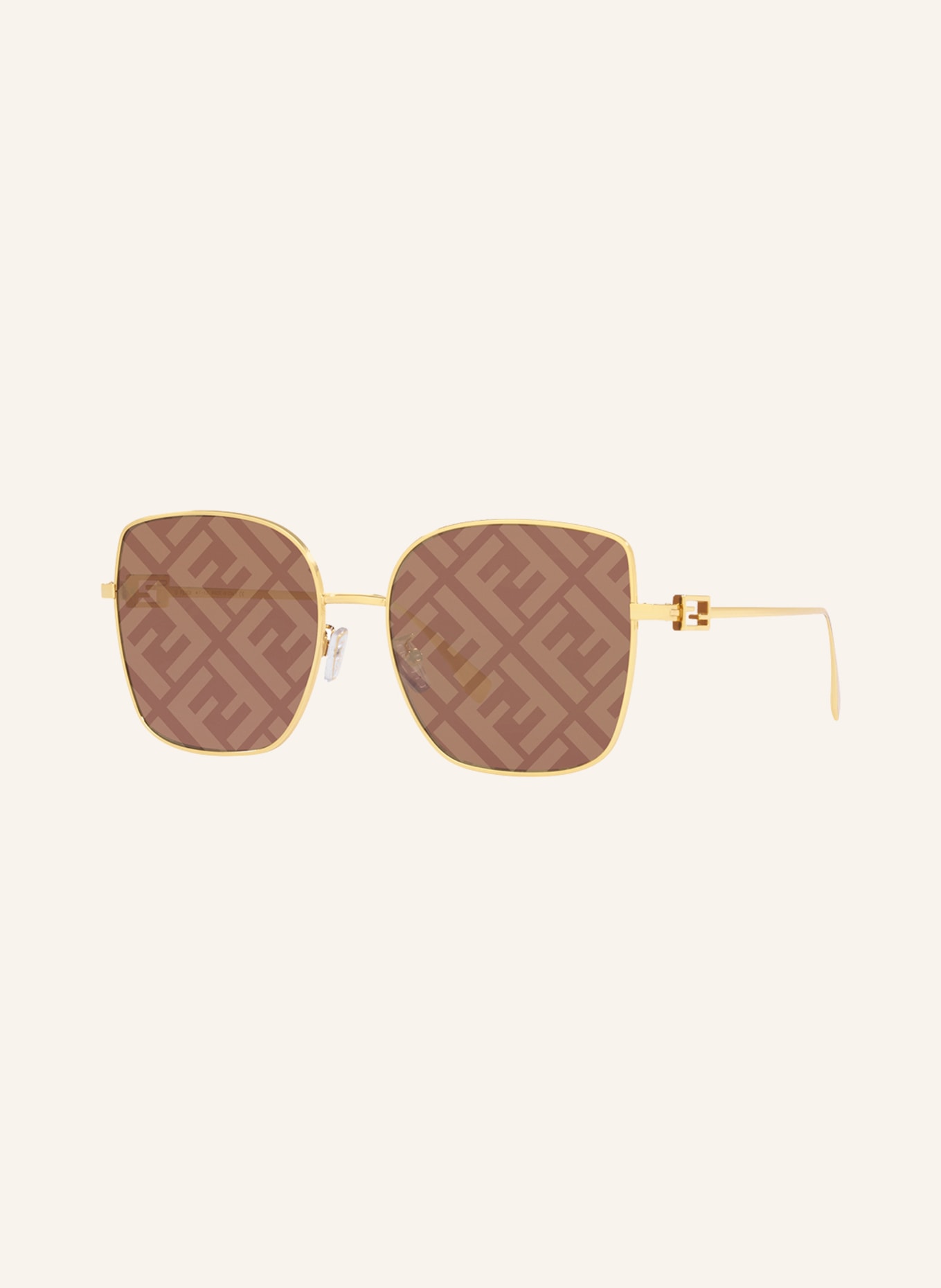 FENDI Sunglasses FN000580, Color: 2300D7 - GOLD/ BROWN (Image 1)
