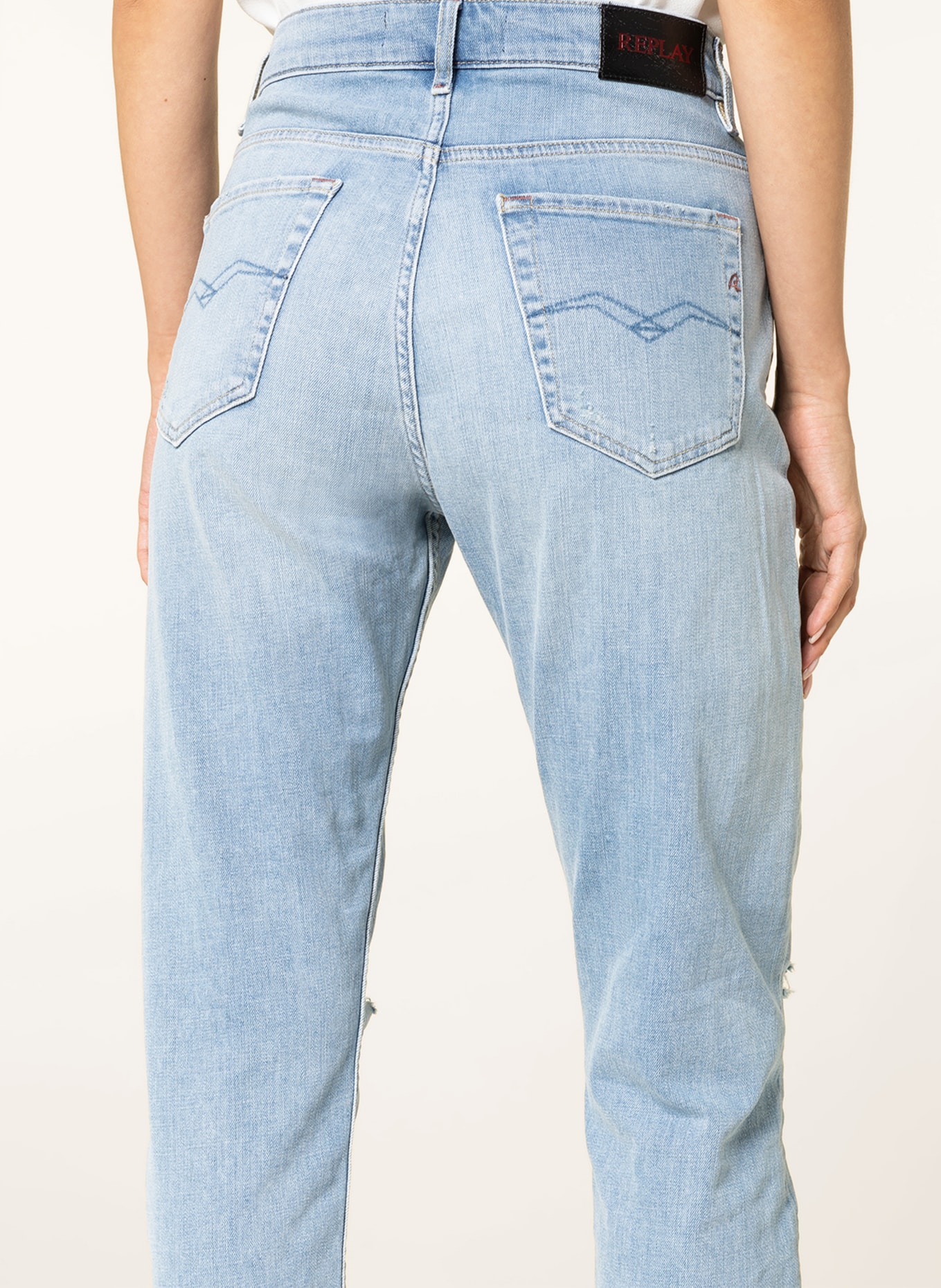 REPLAY Boyfriend jeans MARTY, Color: 010 LIGHT BLUE (Image 5)