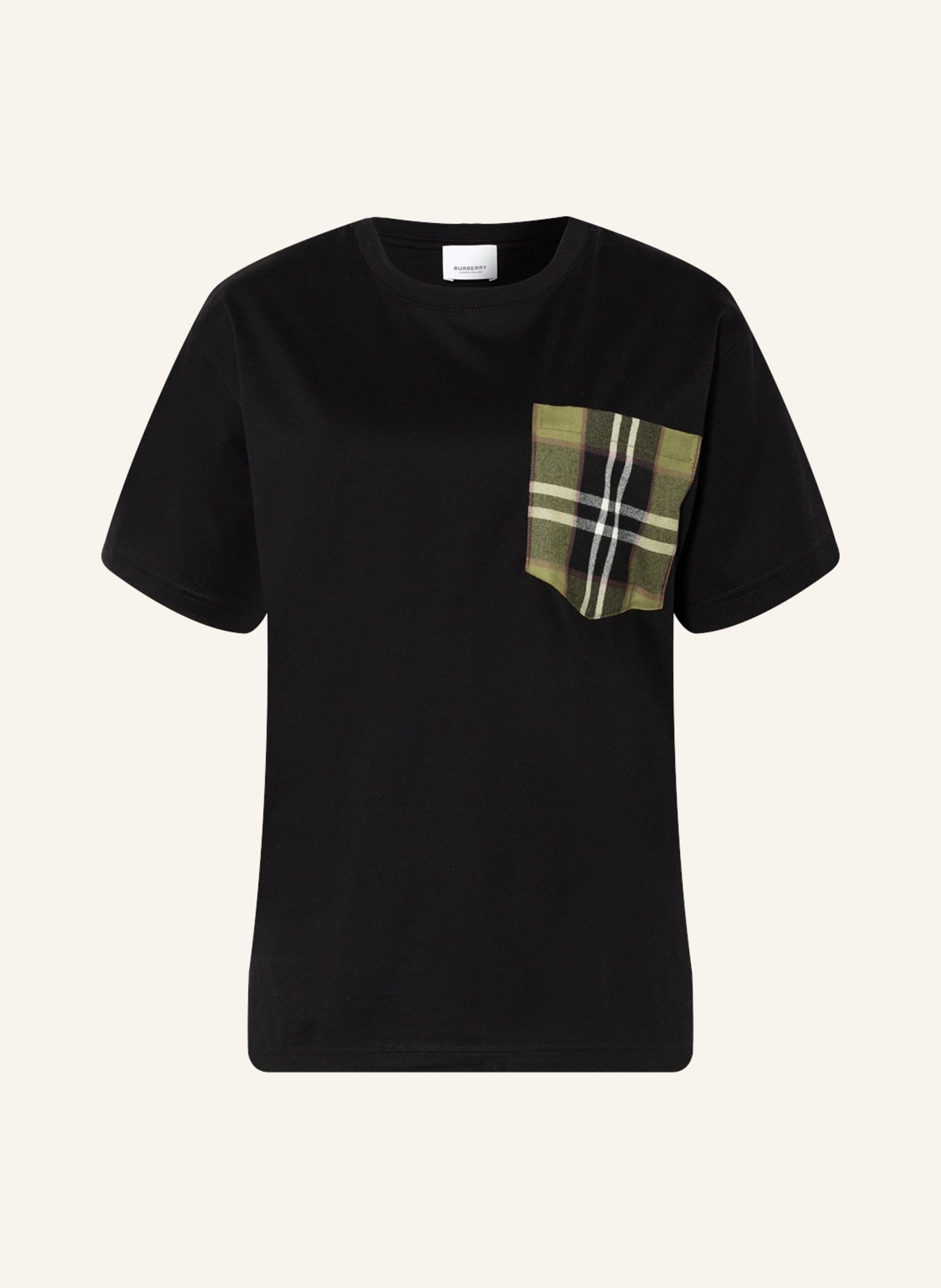 BURBERRY T-shirt CARRICK , Kolor: CZARNY (Obrazek 1)