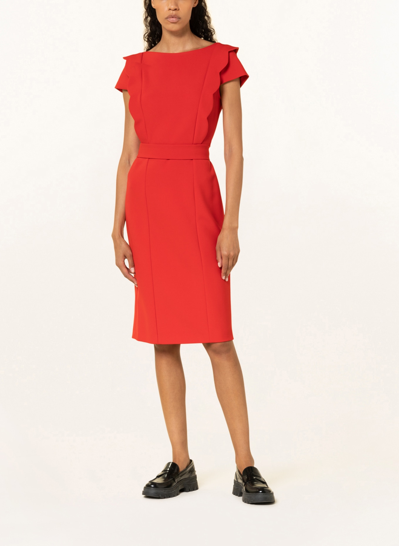 BOSS Sheath dress DUWENA, Color: RED (Image 2)