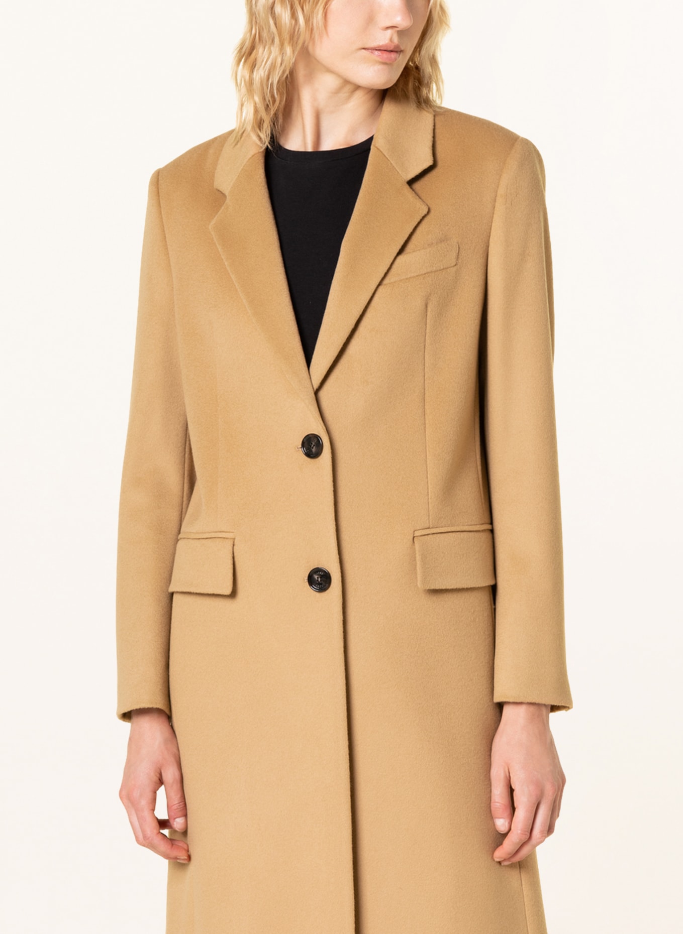BOSS Wool coat CATARA, Color: CAMEL (Image 4)