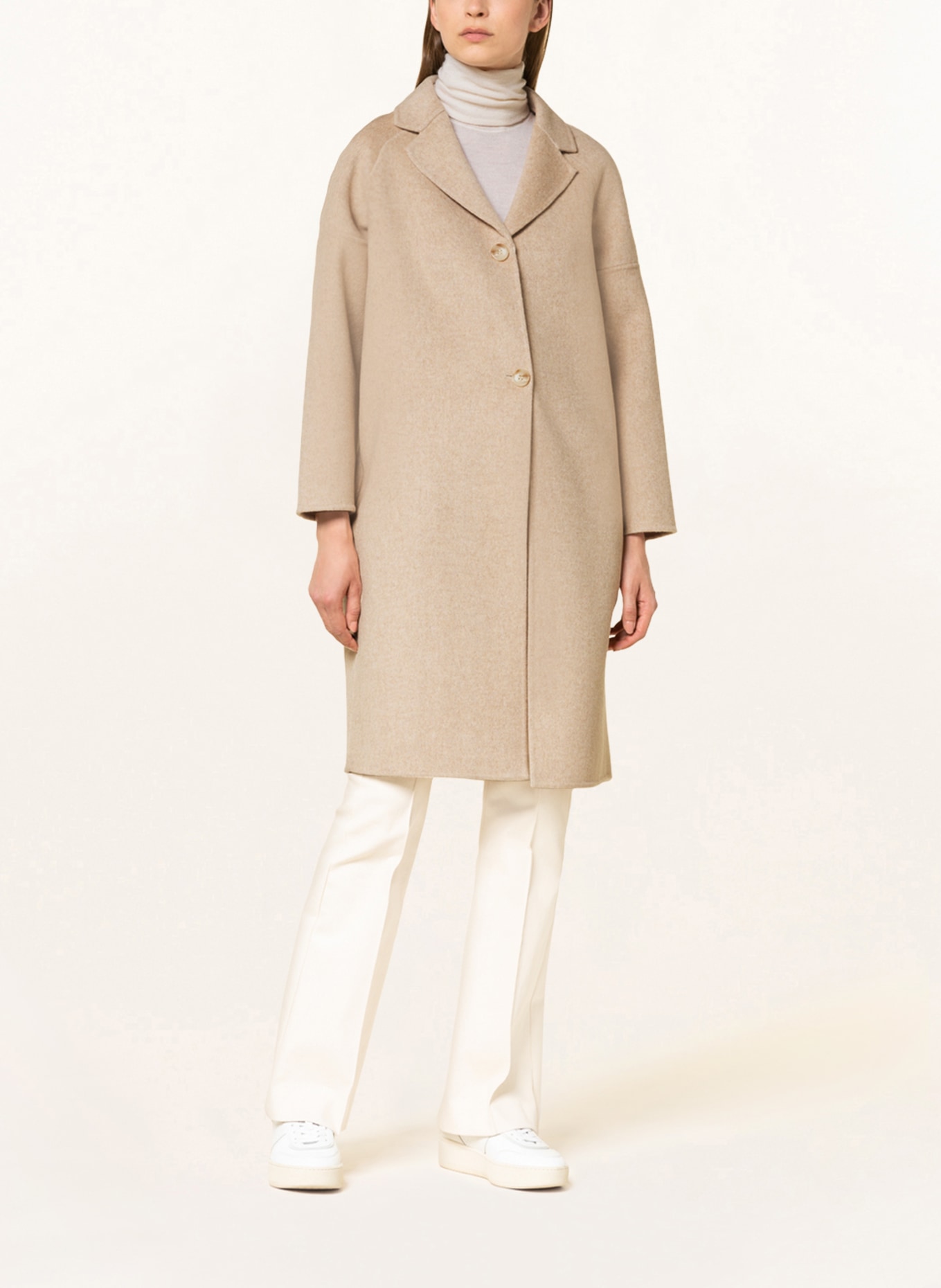 MRS & HUGS Wool coat, Color: BEIGE (Image 2)