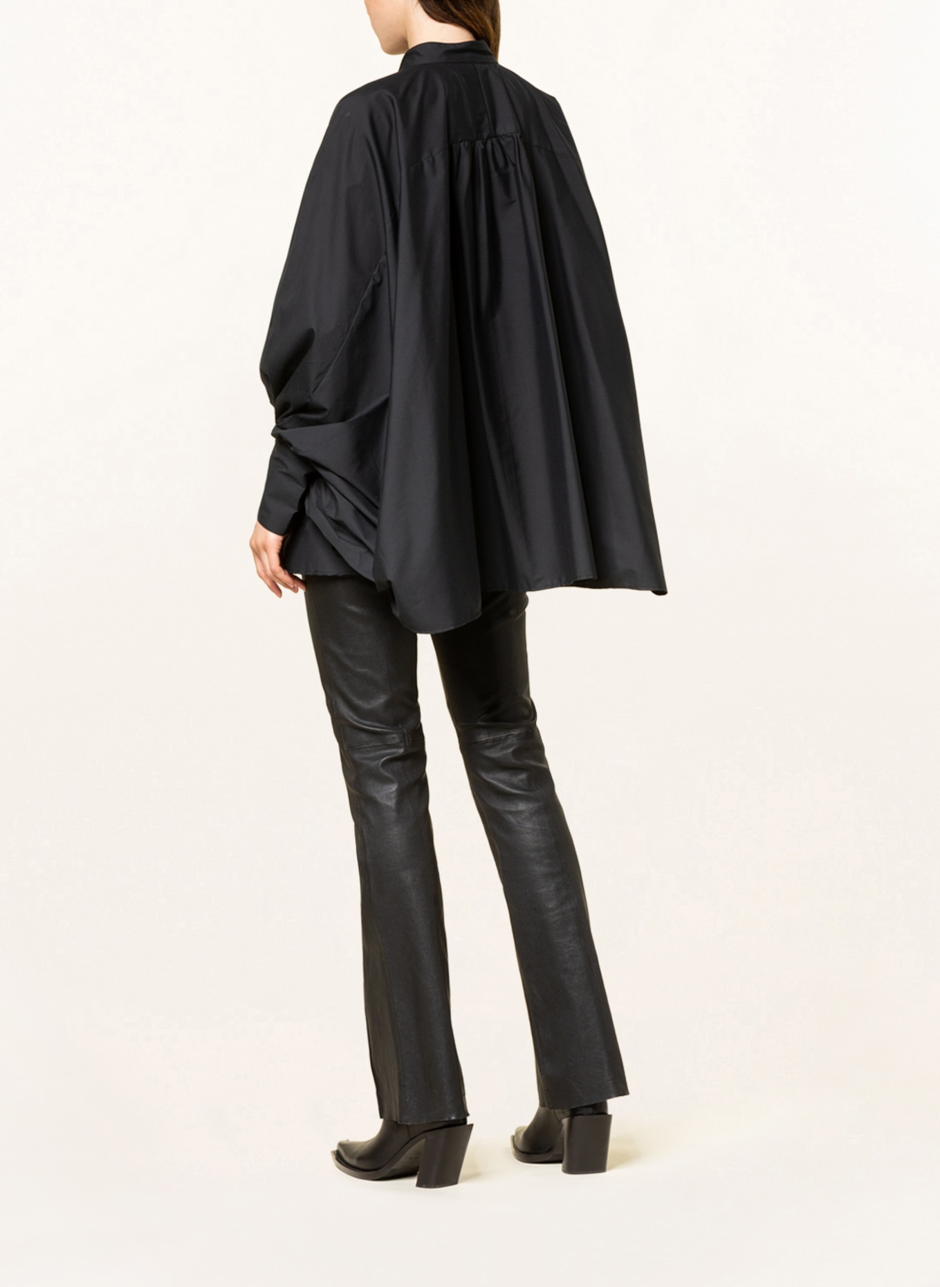 lilienfels Oversized-Bluse: SCHWARZ