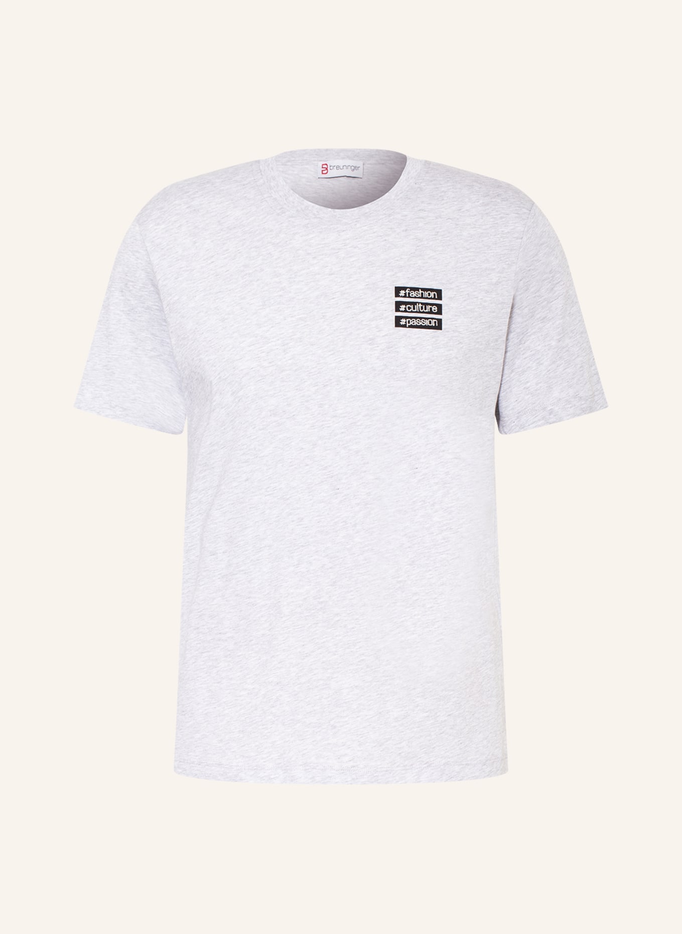 Breuninger Mitarbeiterkollektion Herren T-Shirt: HELLGRAU