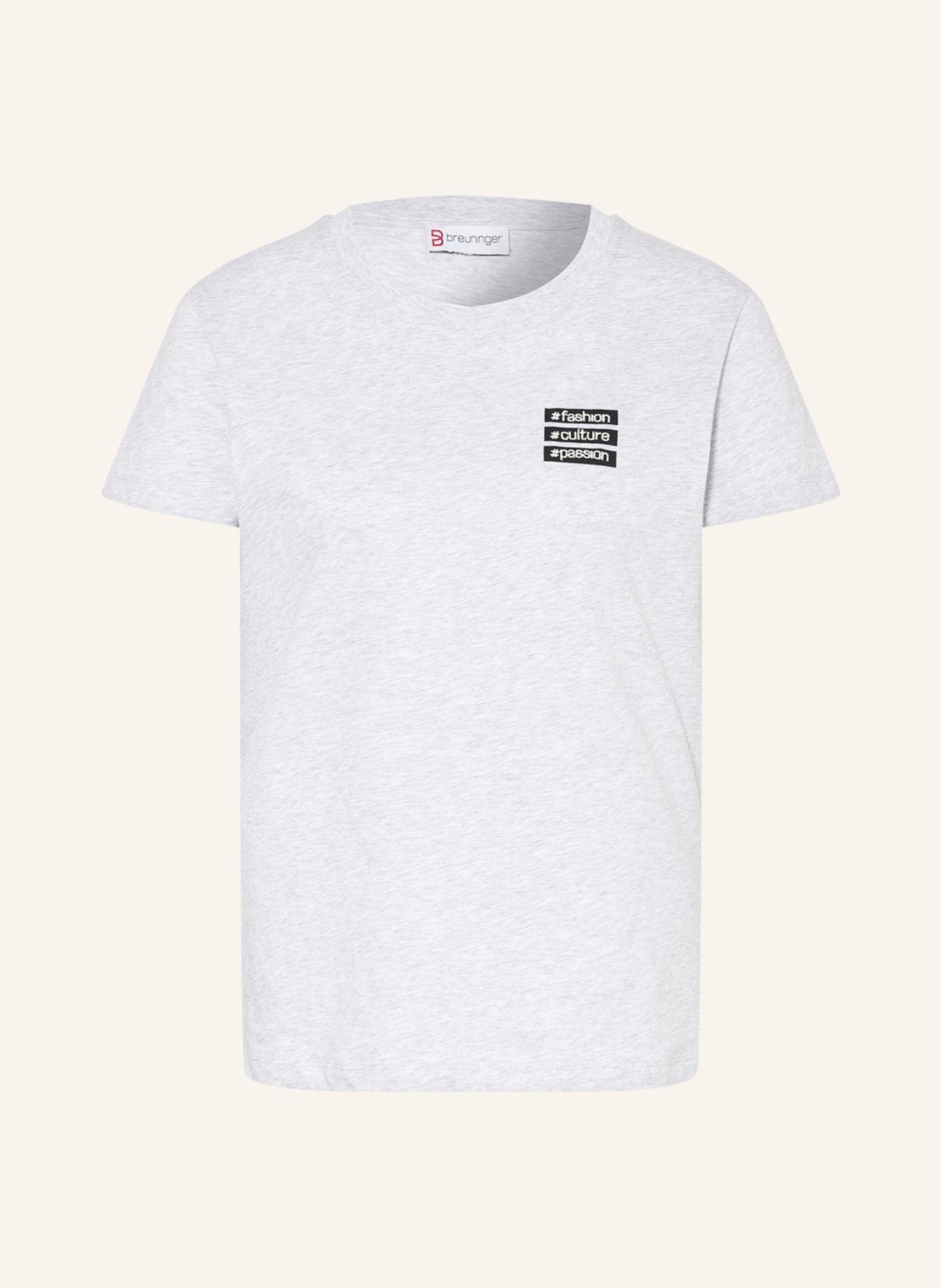 Breuninger Mitarbeiterkollektion Damen T-Shirt: HELLGRAU