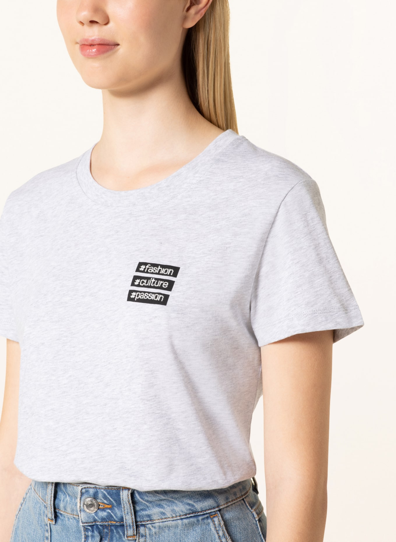 Breuninger Mitarbeiterkollektion Damen T-Shirt: HELLGRAU