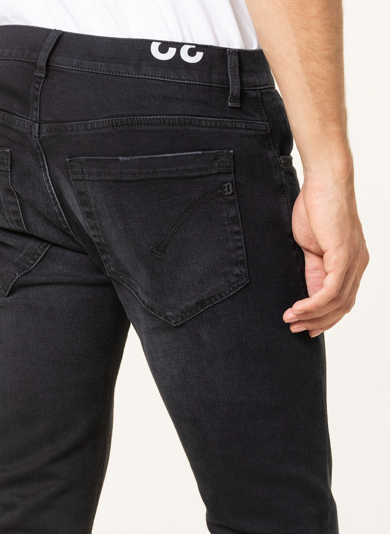 Dondup Jeans GEORGE Skinny Fit, Farbe: 999 BLACK (Bild 5)