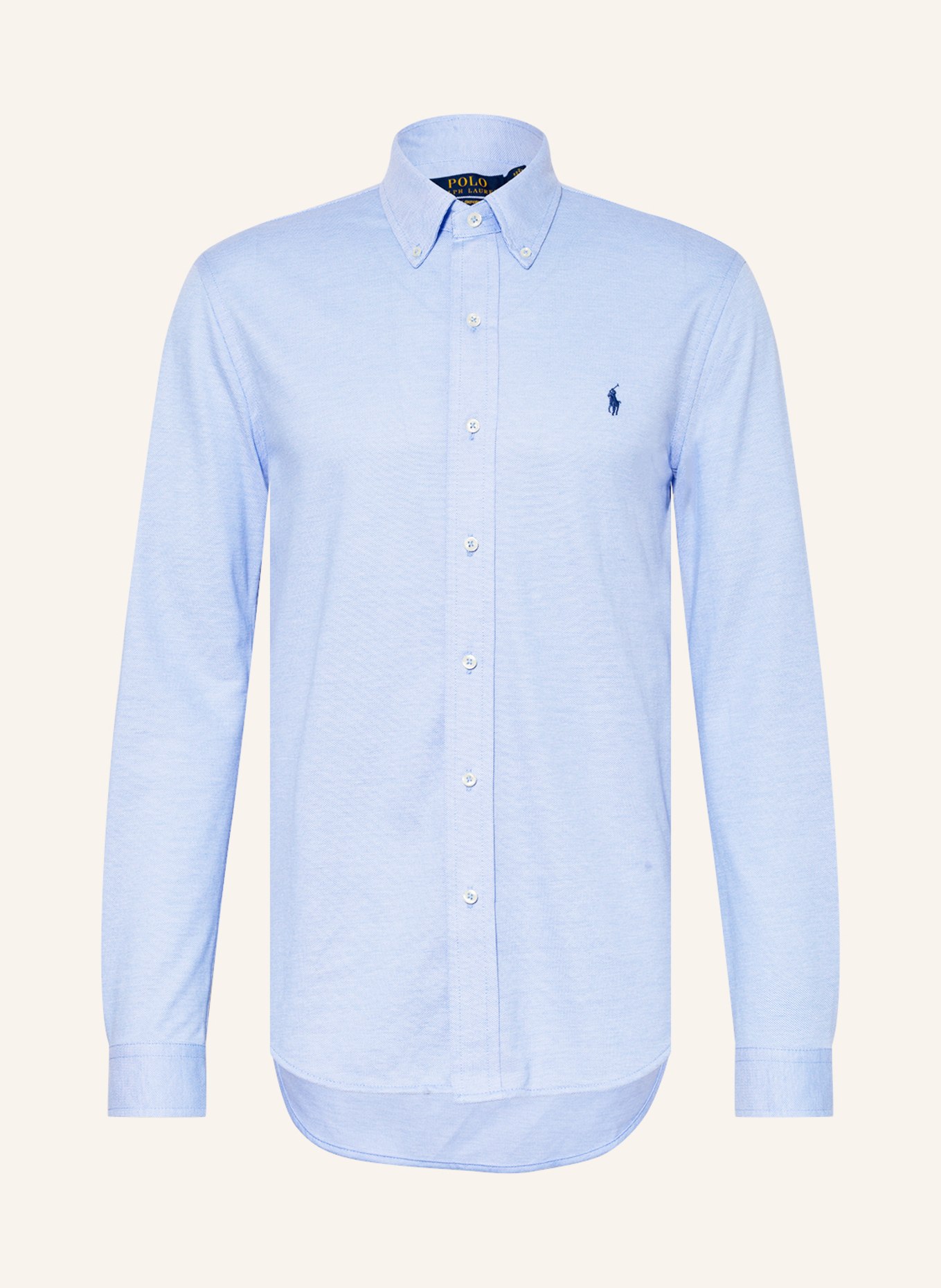 POLO RALPH LAUREN Oxford-Hemd Slim Fit, Farbe: HELLBLAU (Bild 1)