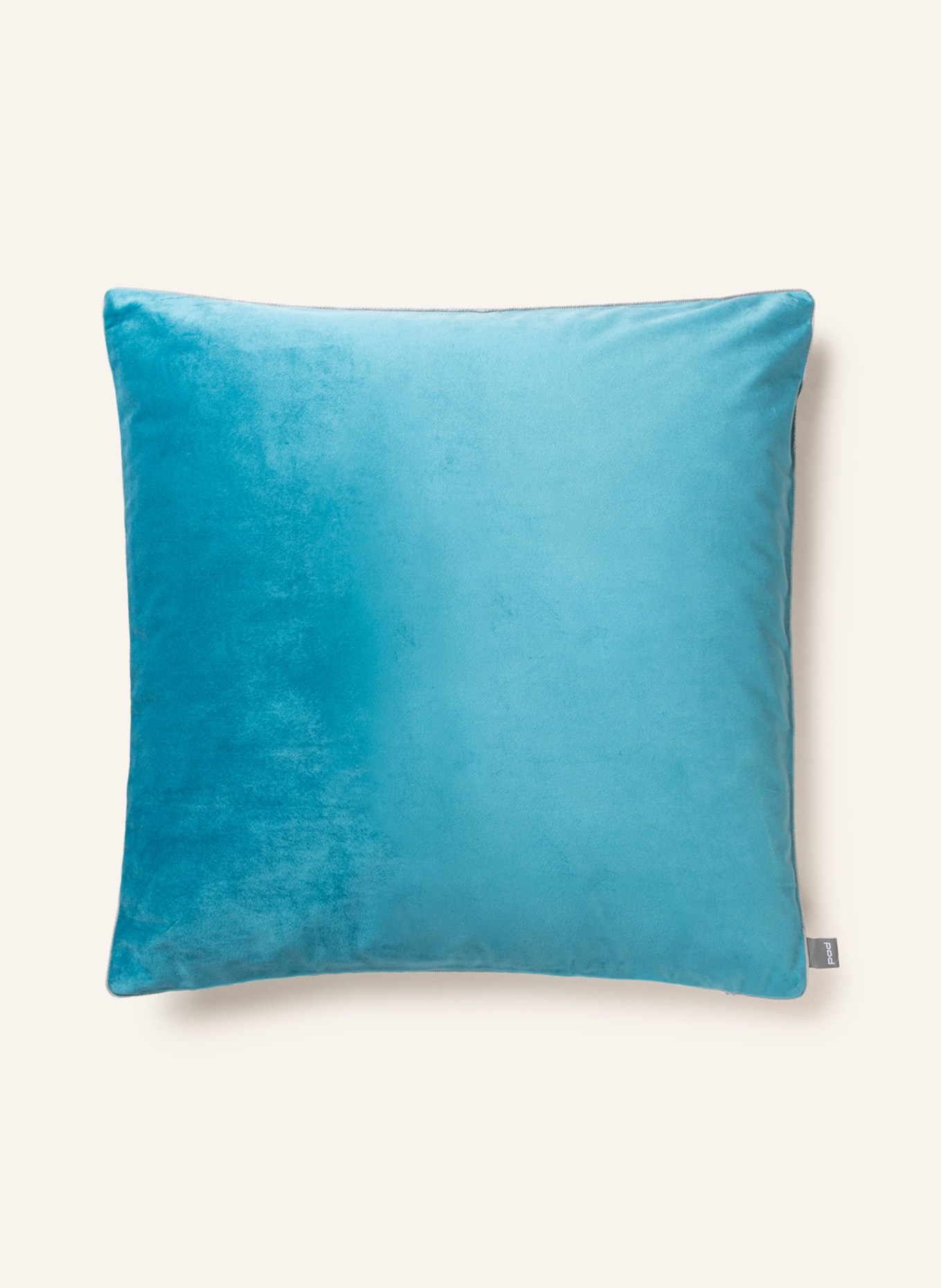 PAD Fluweel sierkussenhoes ELEGANCE: TURQUOISE