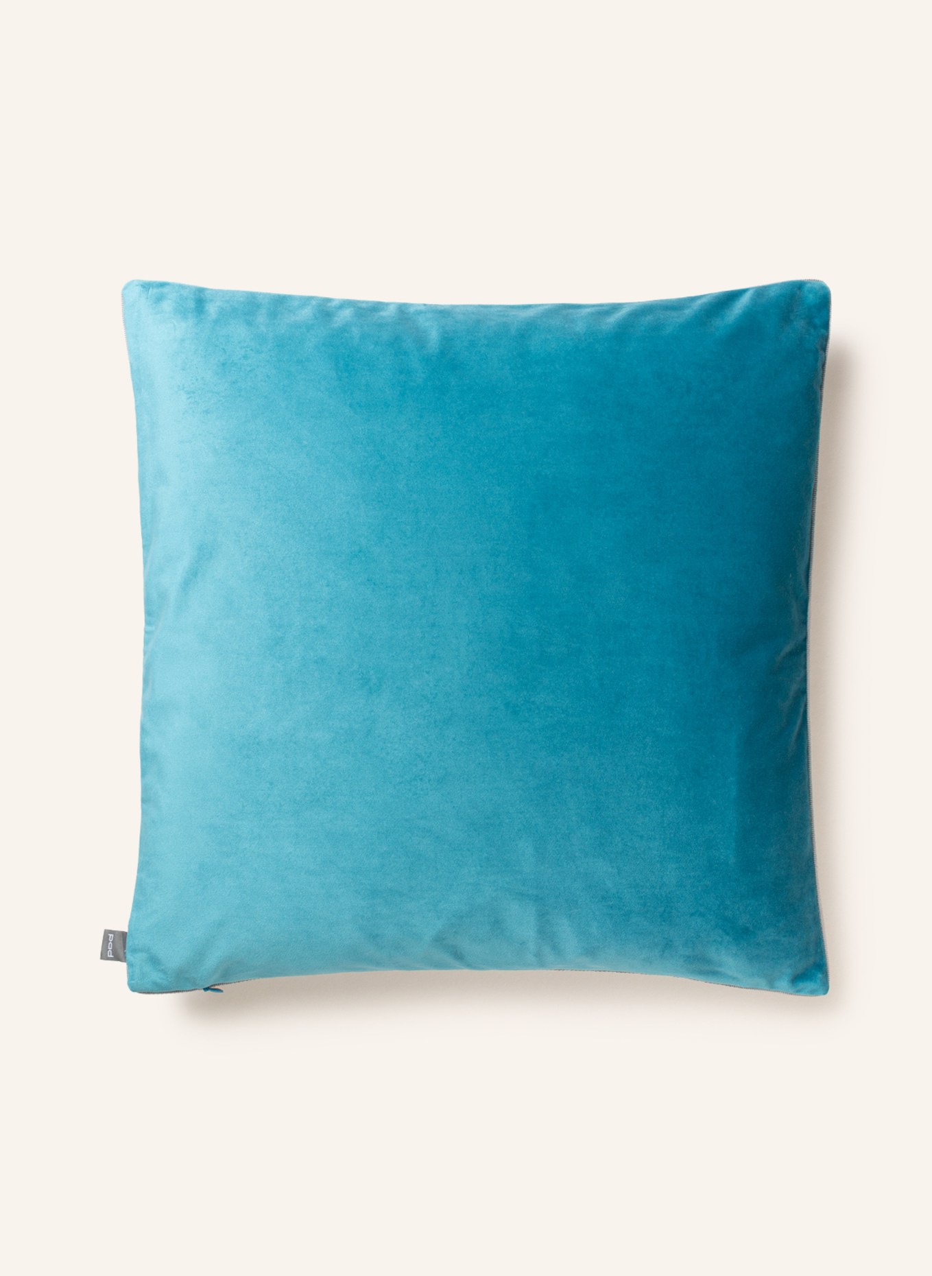 PAD Fluweel sierkussenhoes ELEGANCE: TURQUOISE