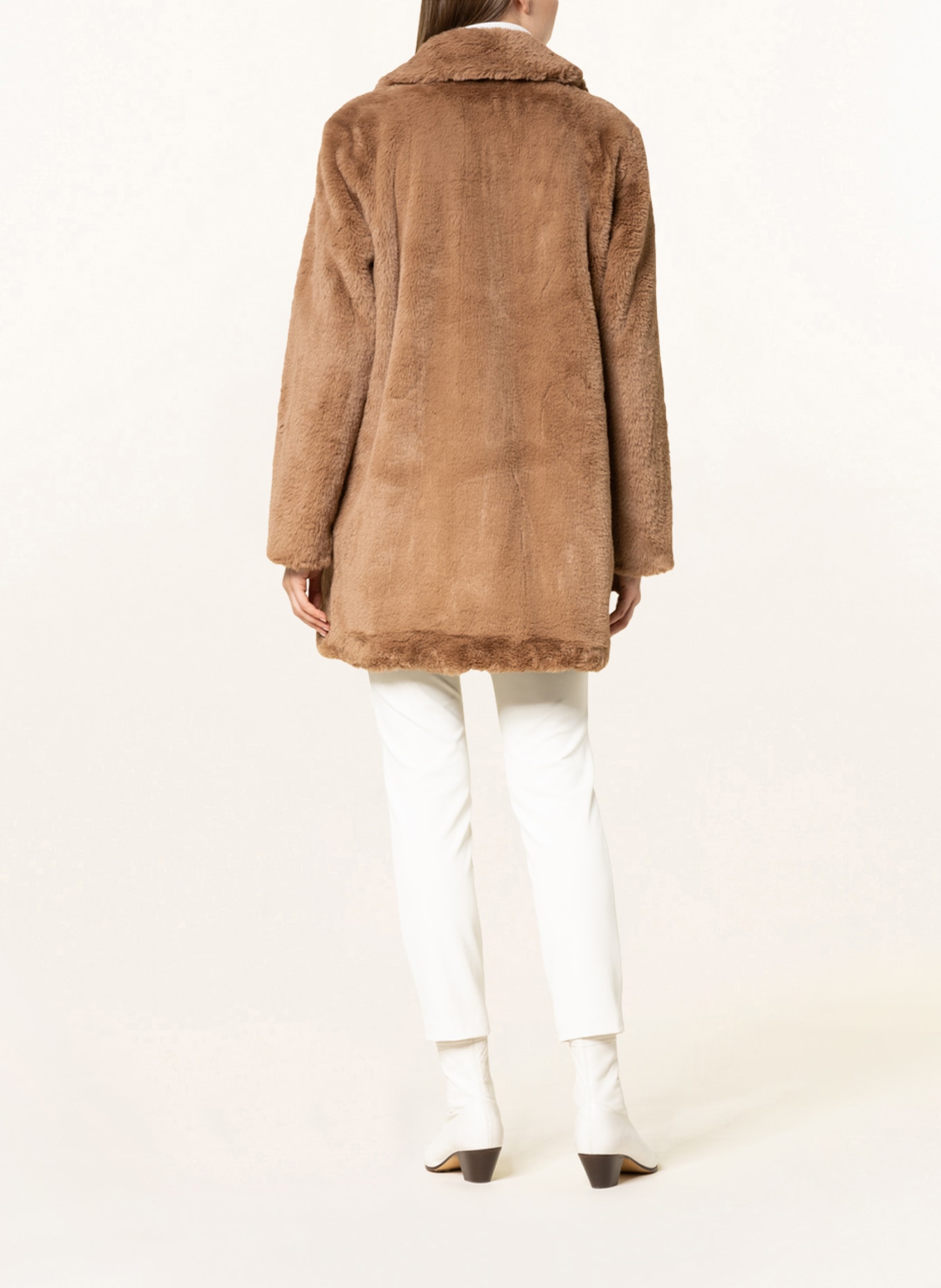 lilienfels Faux fur coat, Color: CAMEL (Image 3)