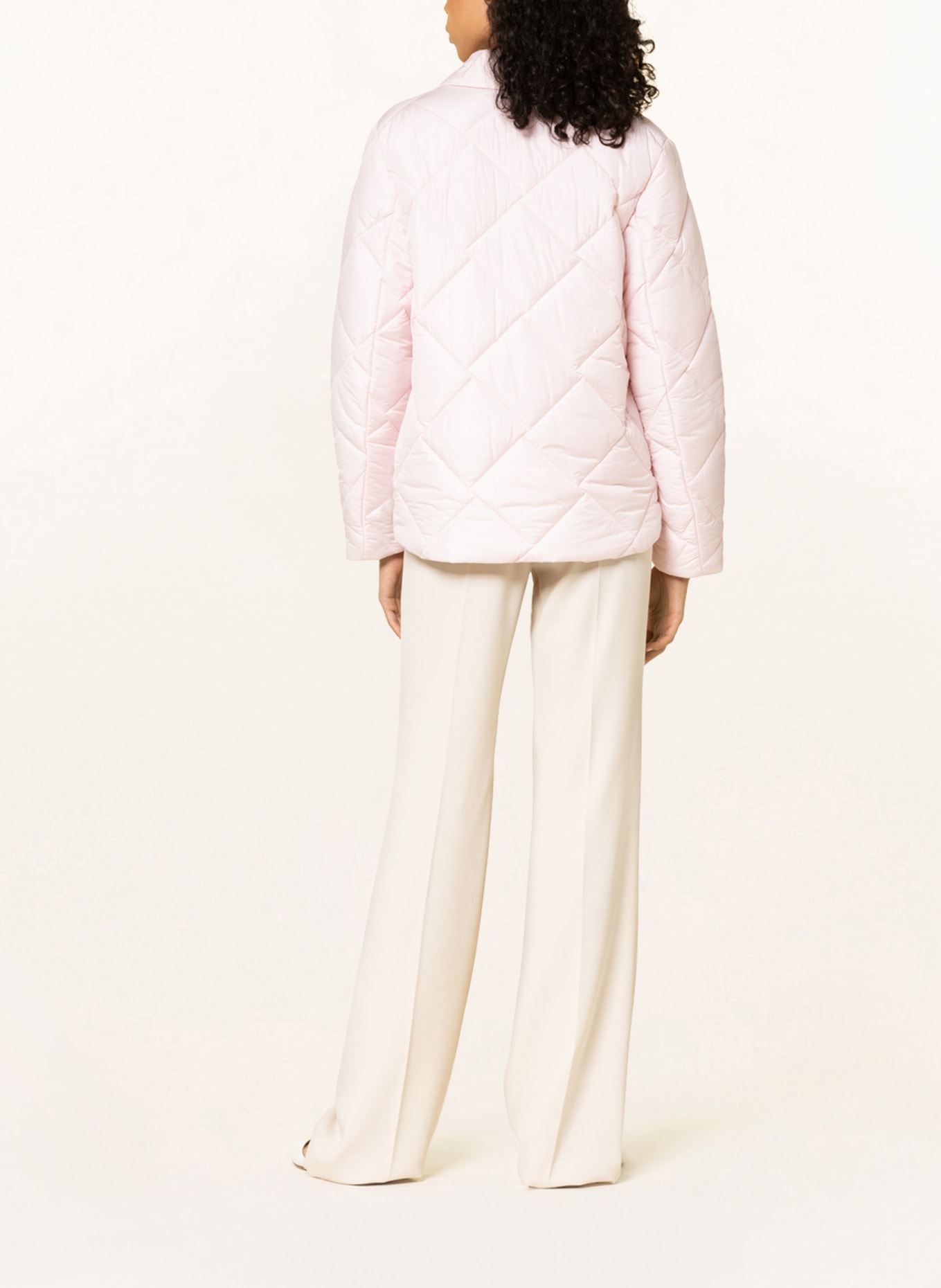 PESERICO Quilted jacket, Color: LIGHT PINK (Image 3)