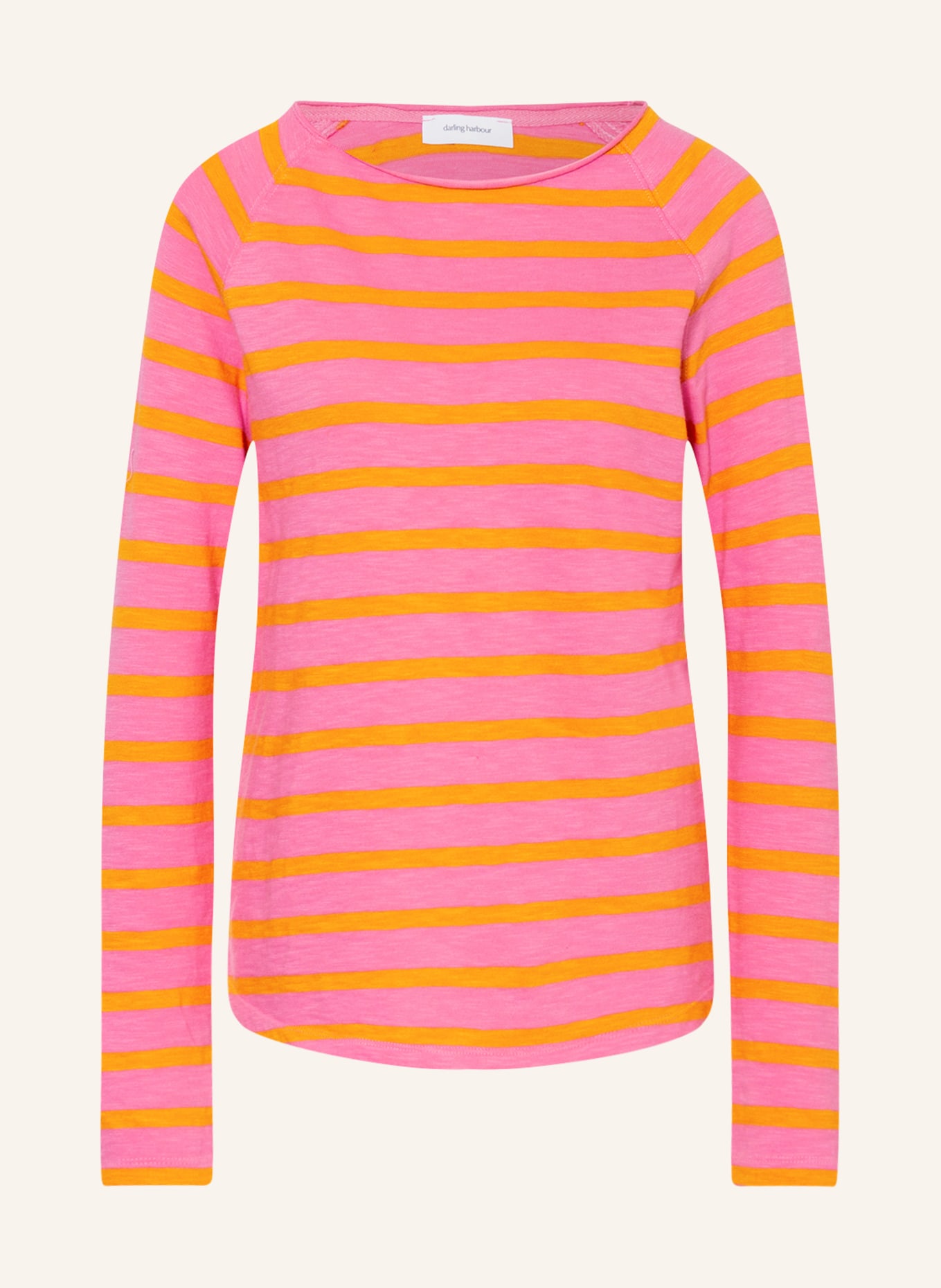 darling harbour Long sleeve shirt, Color: PINK/ NEON ORANGE (Image 1)