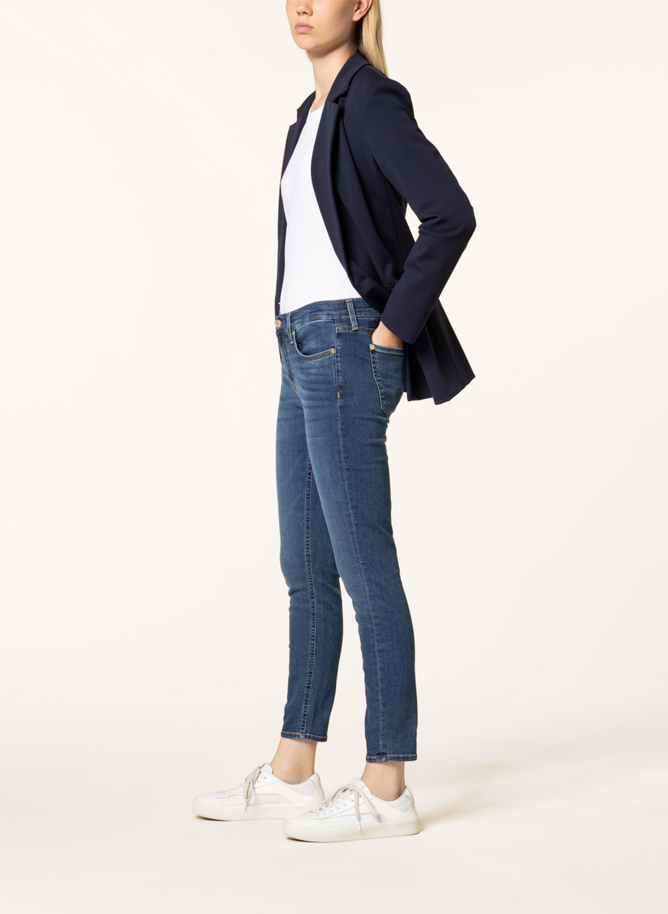 7 for all mankind Skinny Jeans THE ANKLE SKINNY, Farbe: BD MID BLUE (Bild 4)