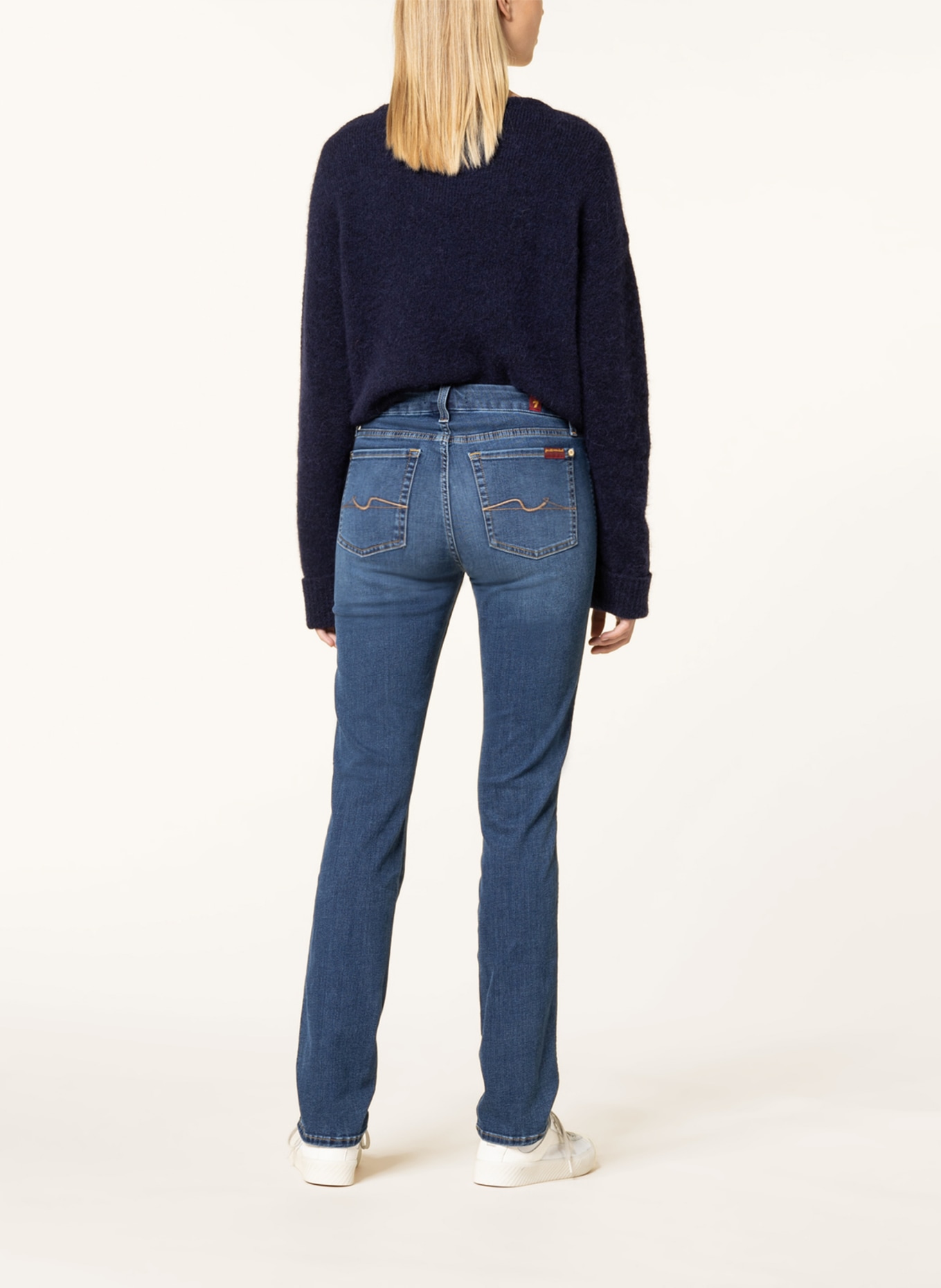 7 for all mankind Straight Jeans KIMMIE, Farbe: BD MID BLUE (Bild 3)