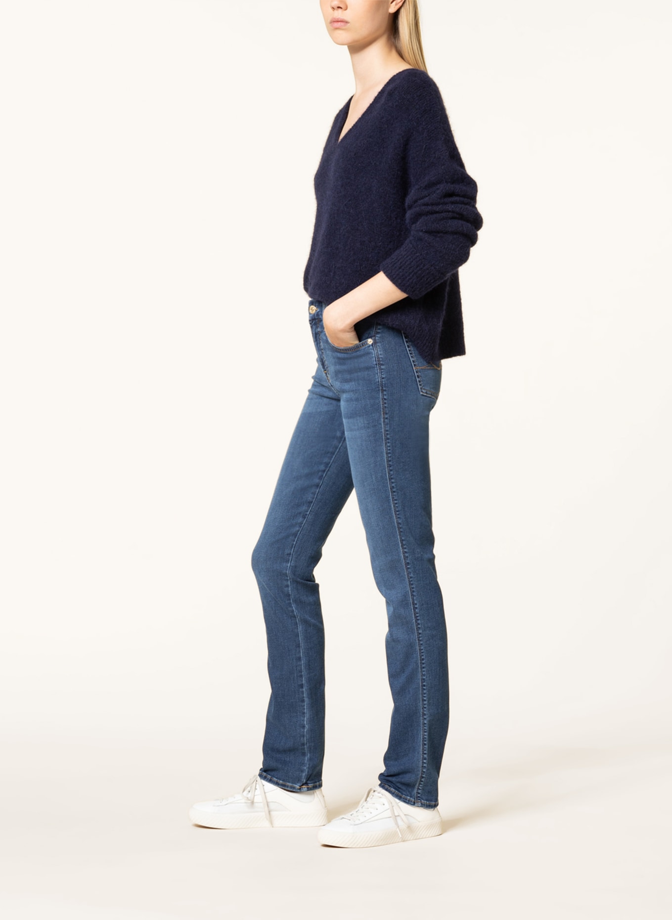 7 for all mankind Straight Jeans KIMMIE, Farbe: BD MID BLUE (Bild 4)