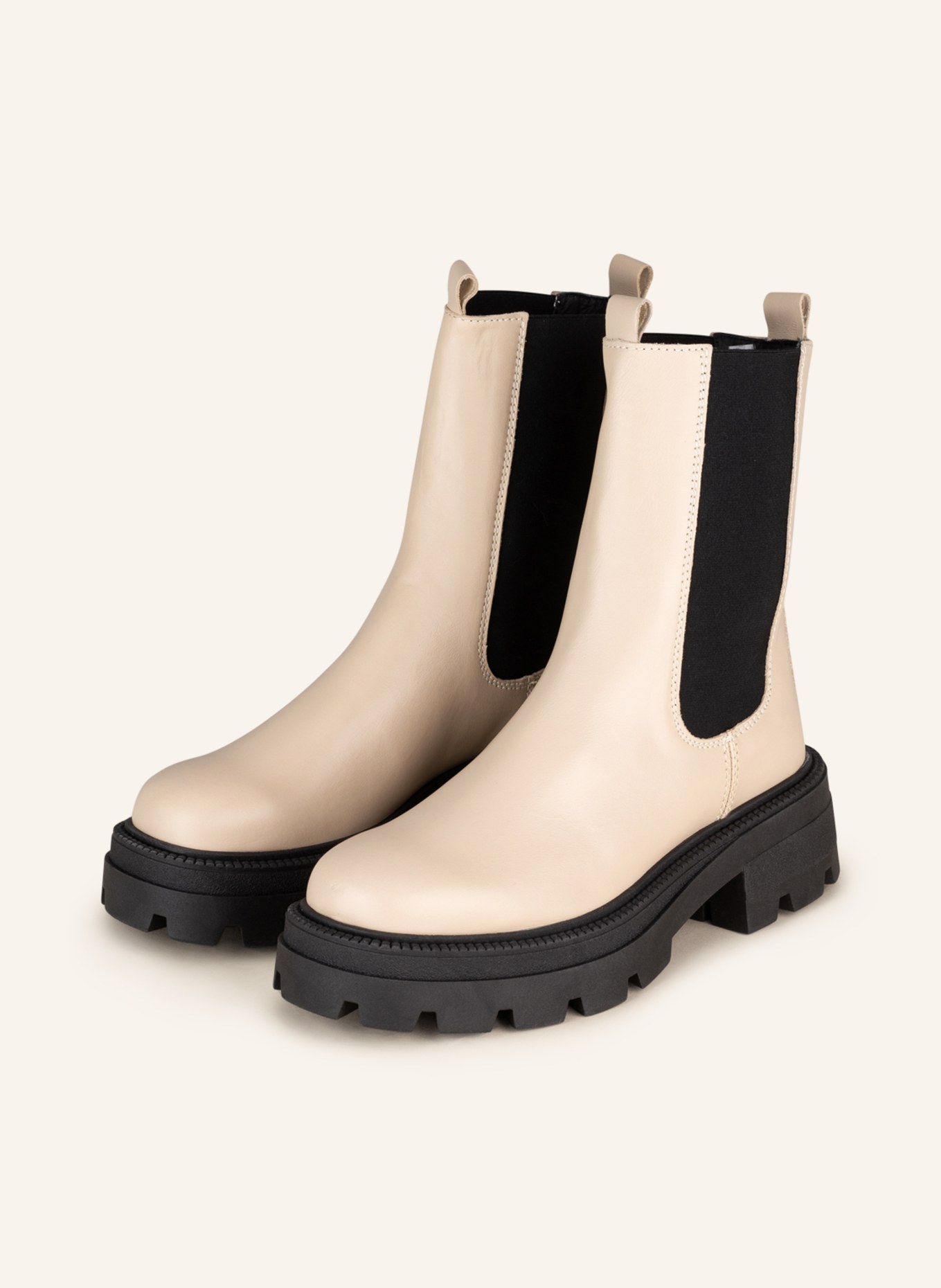 MRS & HUGS Chelsea-Boots , Farbe: CREME (Bild 1)
