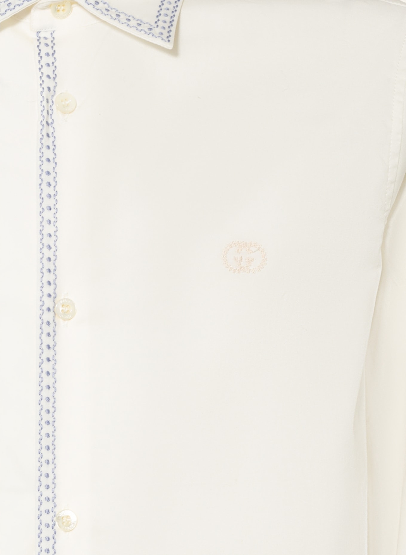 GUCCI Koszula, Kolor: 9220 SOFT WHITE/AVIO (Obrazek 3)