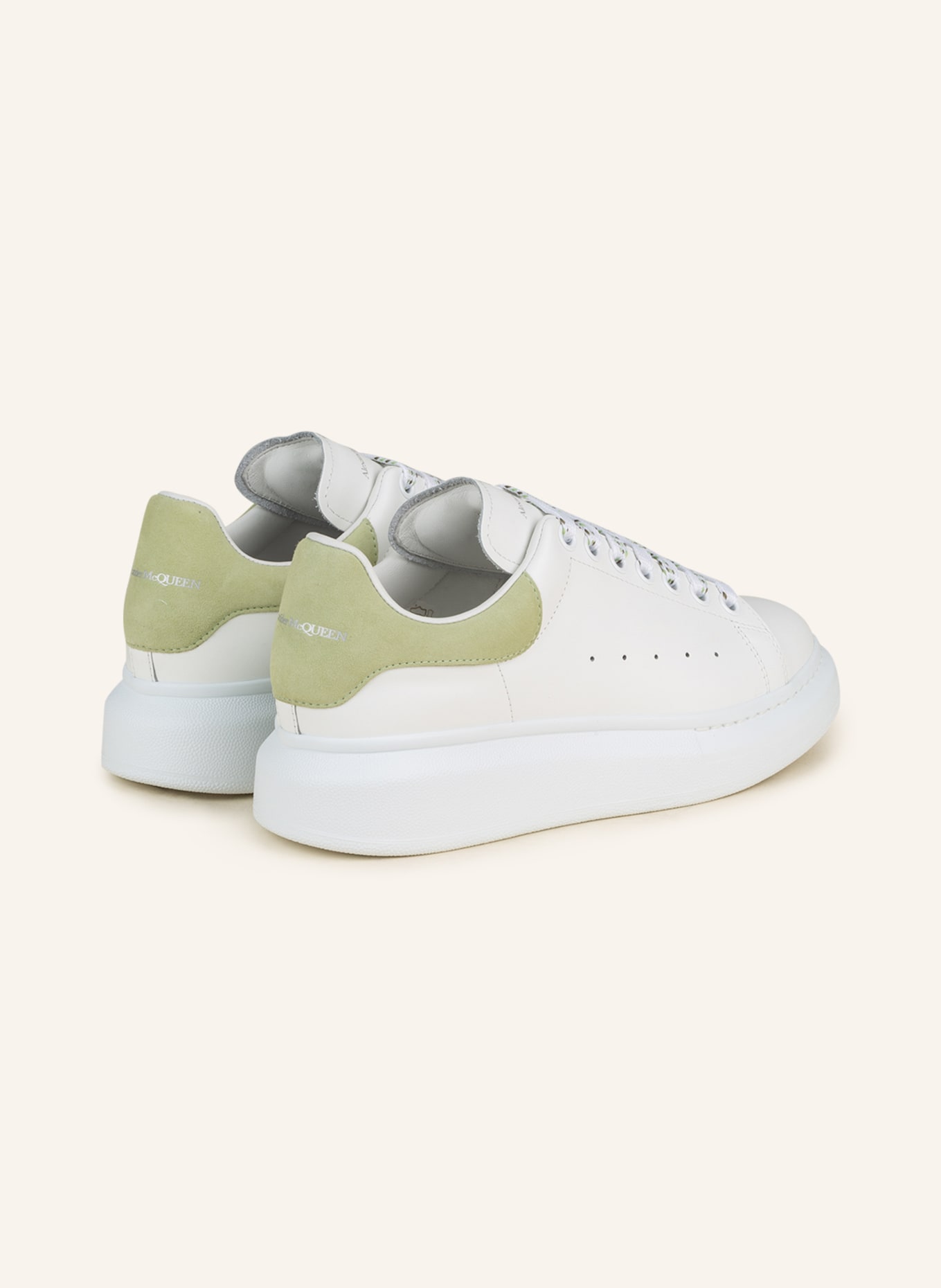 Alexander McQUEEN Sneakers, Color: WHITE/ OLIVE (Image 2)