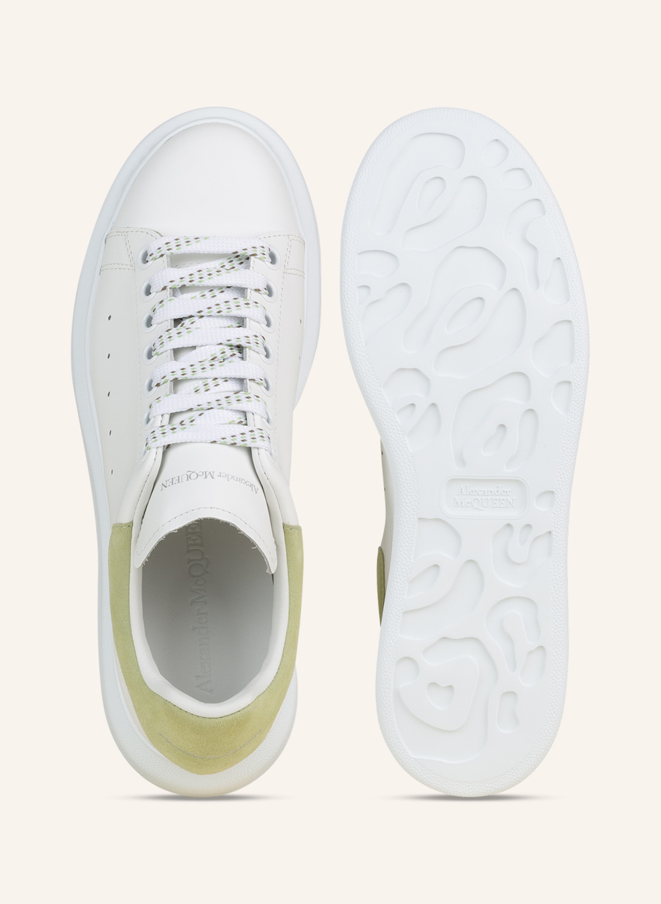 Alexander McQUEEN Sneakers, Color: WHITE/ OLIVE (Image 5)