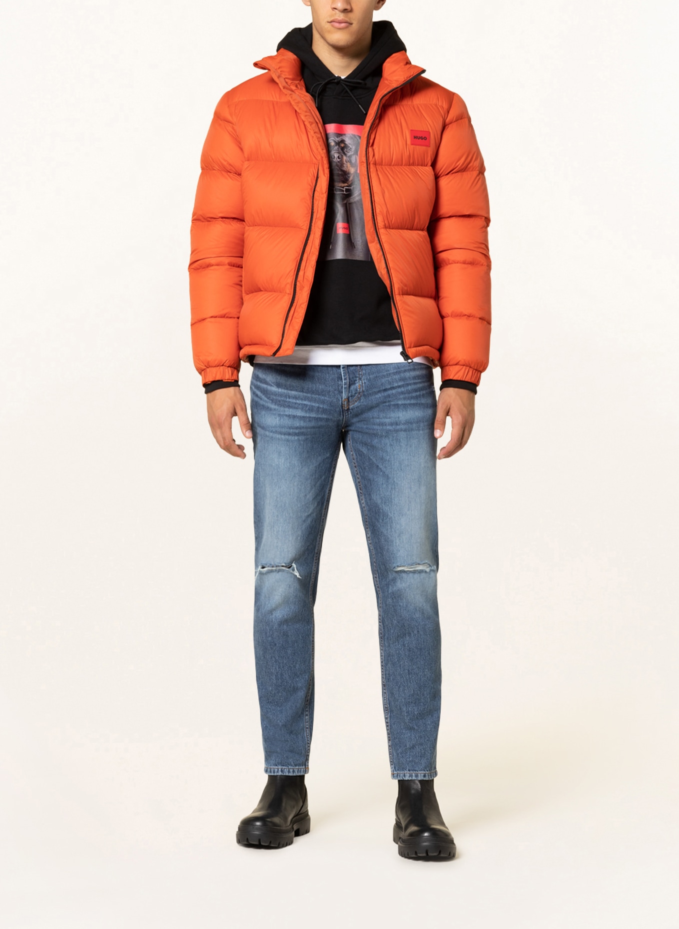 HUGO Down jacket BIRON: ORANGE