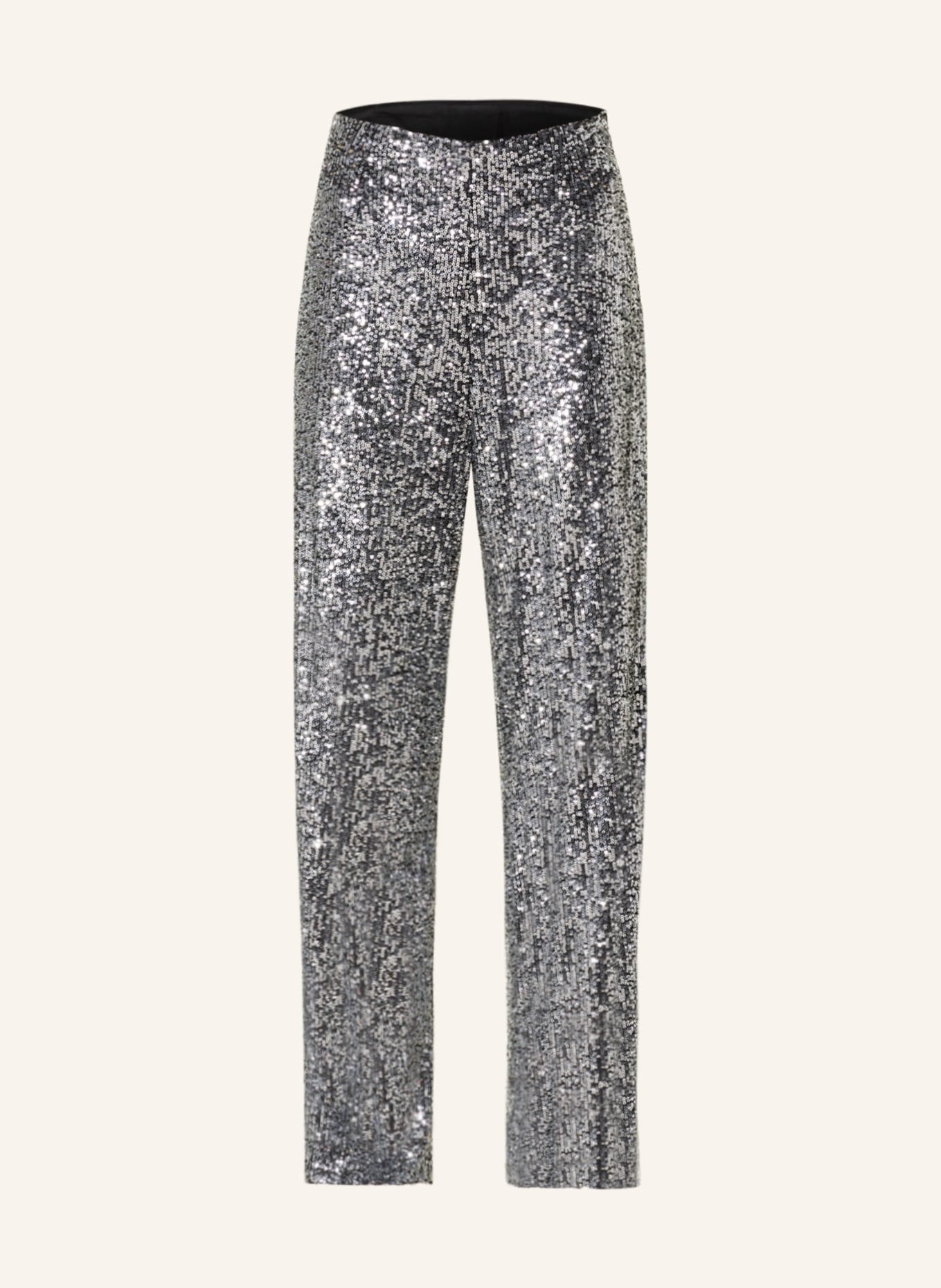 MRS & HUGS Trousers with sequins, Color: SILVER (Image 1)