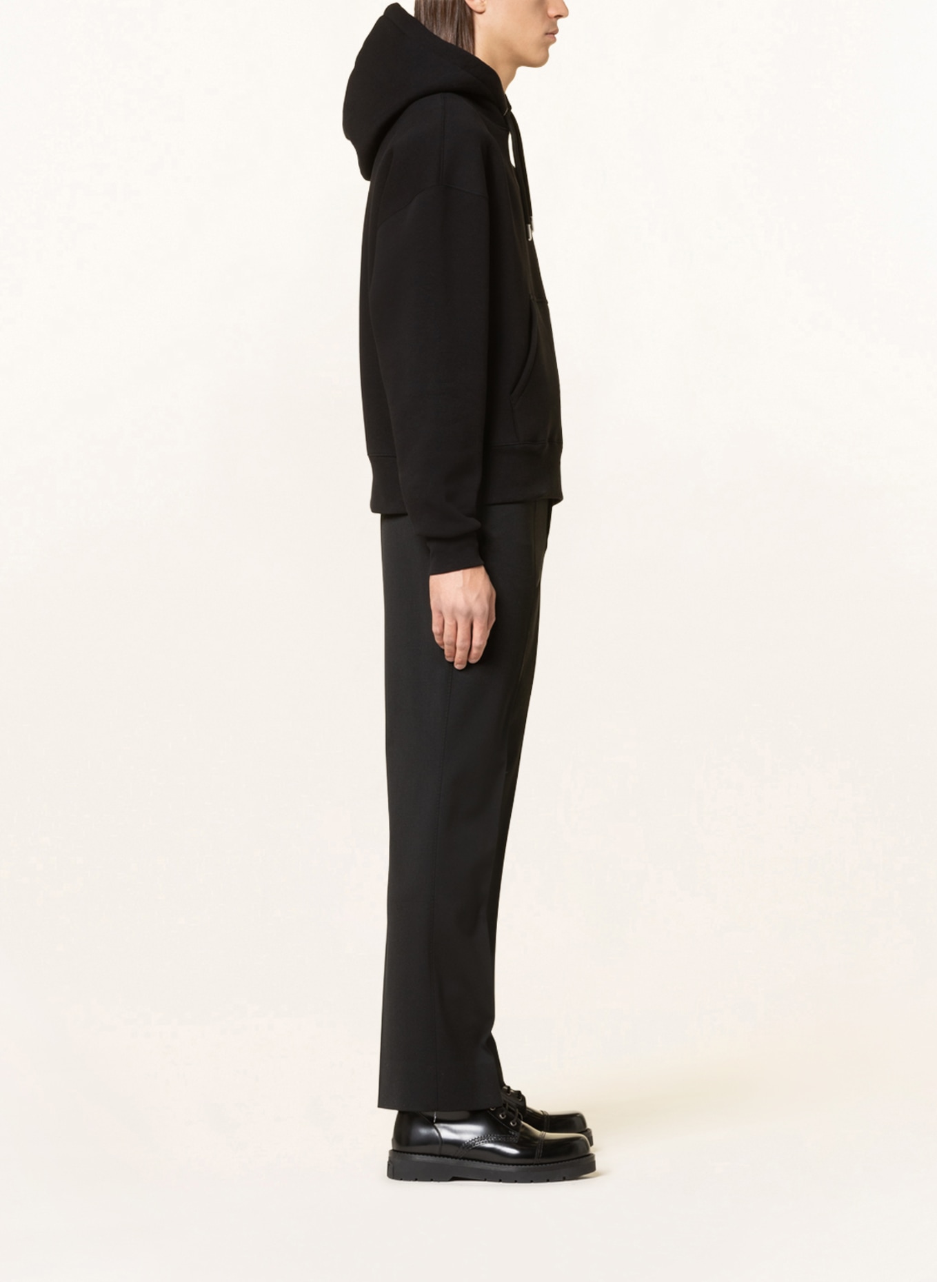 AMI PARIS Oversized hoodie, Color: BLACK (Image 4)