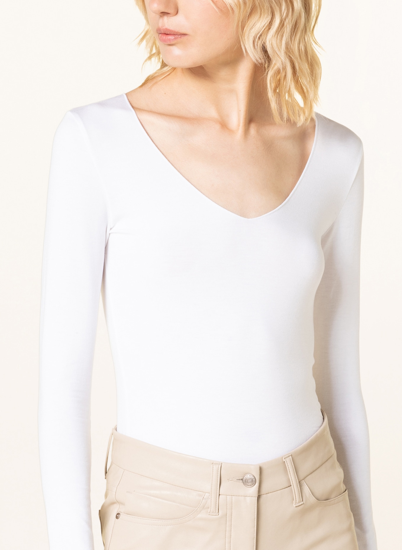 MAJESTIC FILATURES Long sleeve shirt, Color: WHITE (Image 4)
