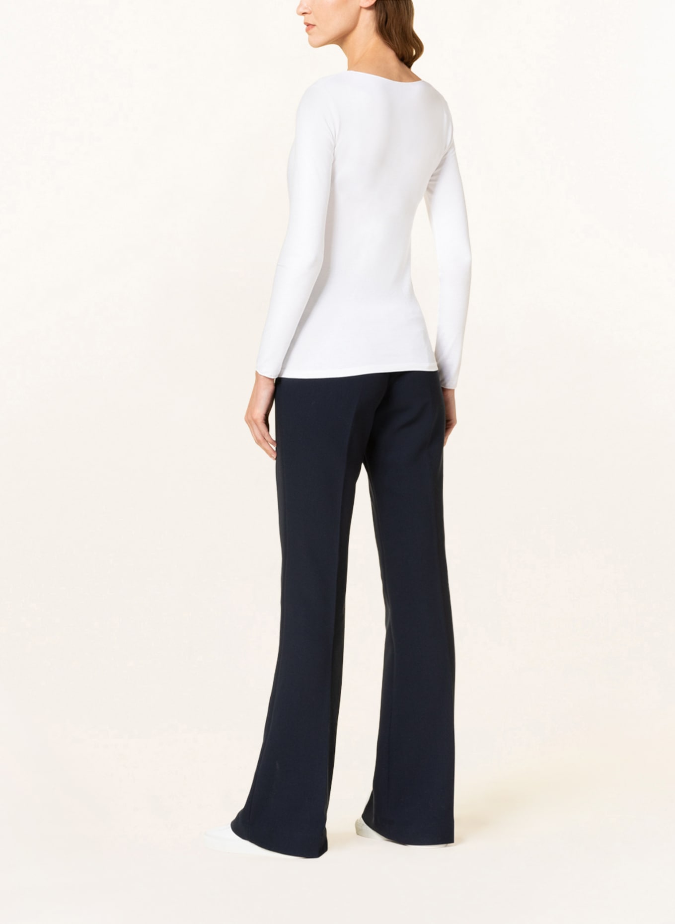 MAJESTIC FILATURES Koszulka z długim rękawem: BIAŁY