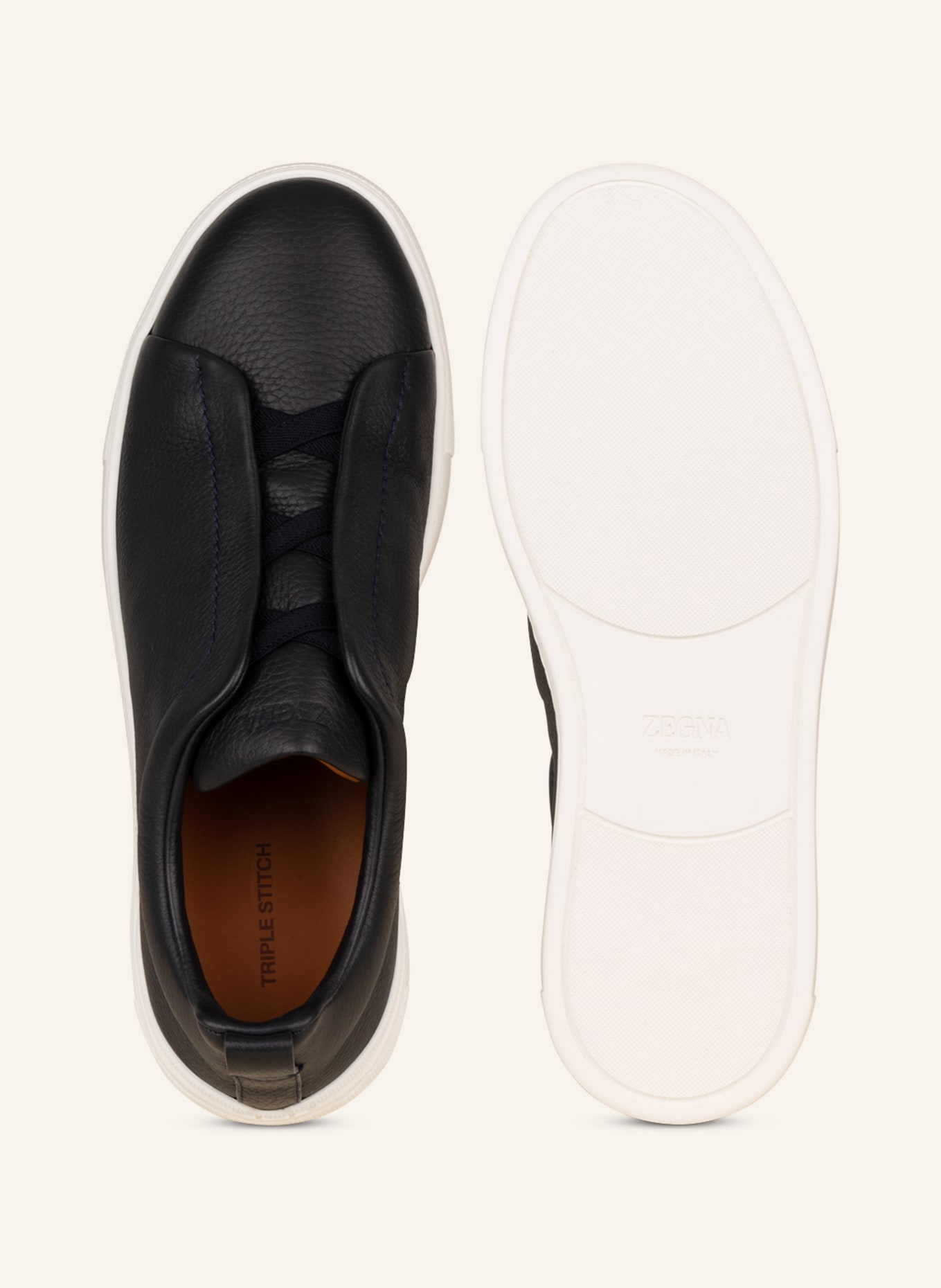 ZEGNA Sneakersy: GRANATOWY