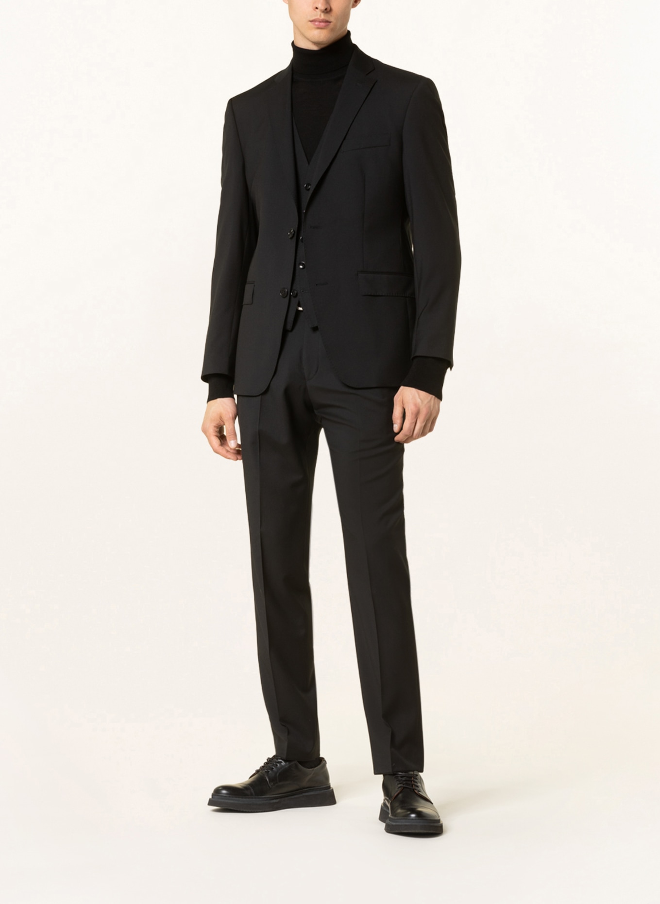Roy Robson Suit trousers regular fit, Color: A001 BLACK (Image 2)