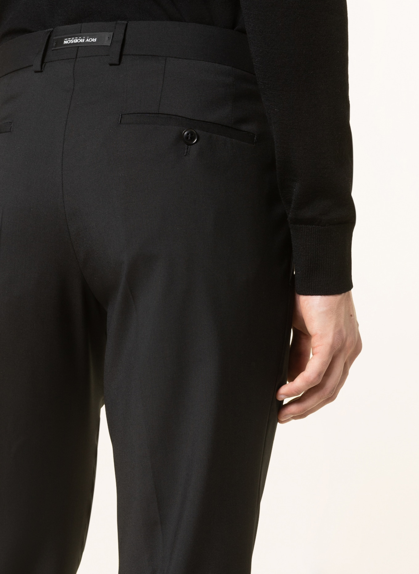 Roy Robson Anzughose Regular Fit, Farbe: A001 BLACK (Bild 6)