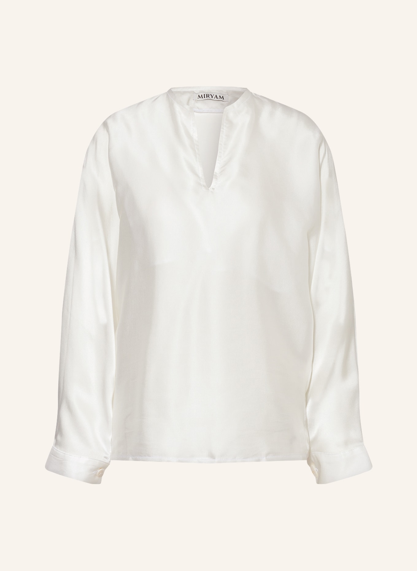 MIRYAM Shirt blouse PEACE with silk , Color: ECRU (Image 1)