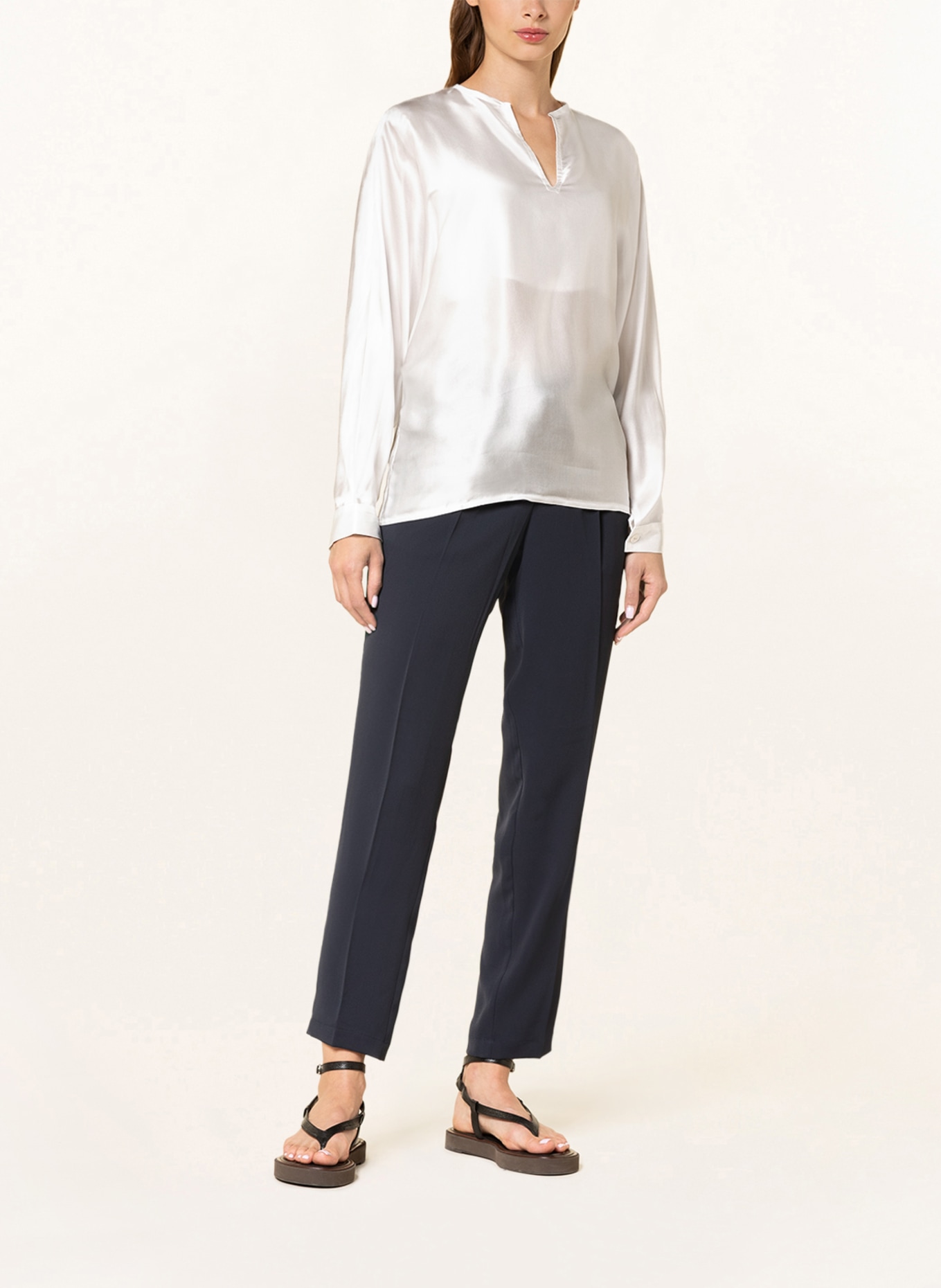MIRYAM Shirt blouse PEACE with silk , Color: ECRU (Image 2)