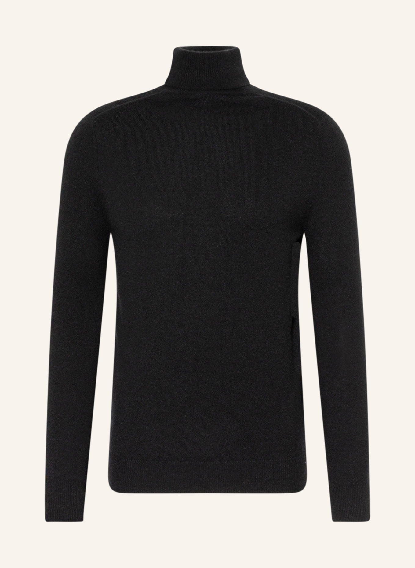 FTC CASHMERE Turtleneck sweater in cashmere, Color: BLACK (Image 1)